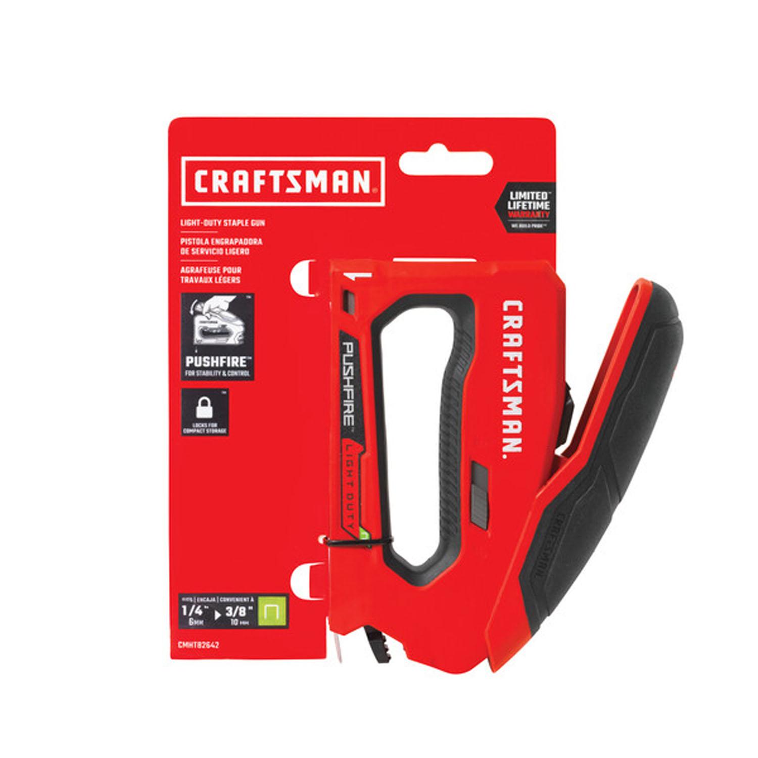 Pushfire Light Duty Reverse Squeeze Staple Gun