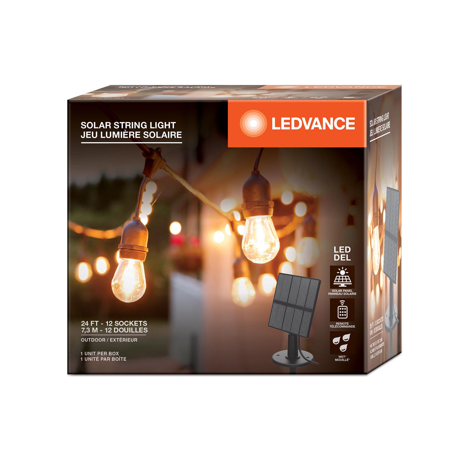Guirlande Lumineuse Solaire LED Extérieure 24’