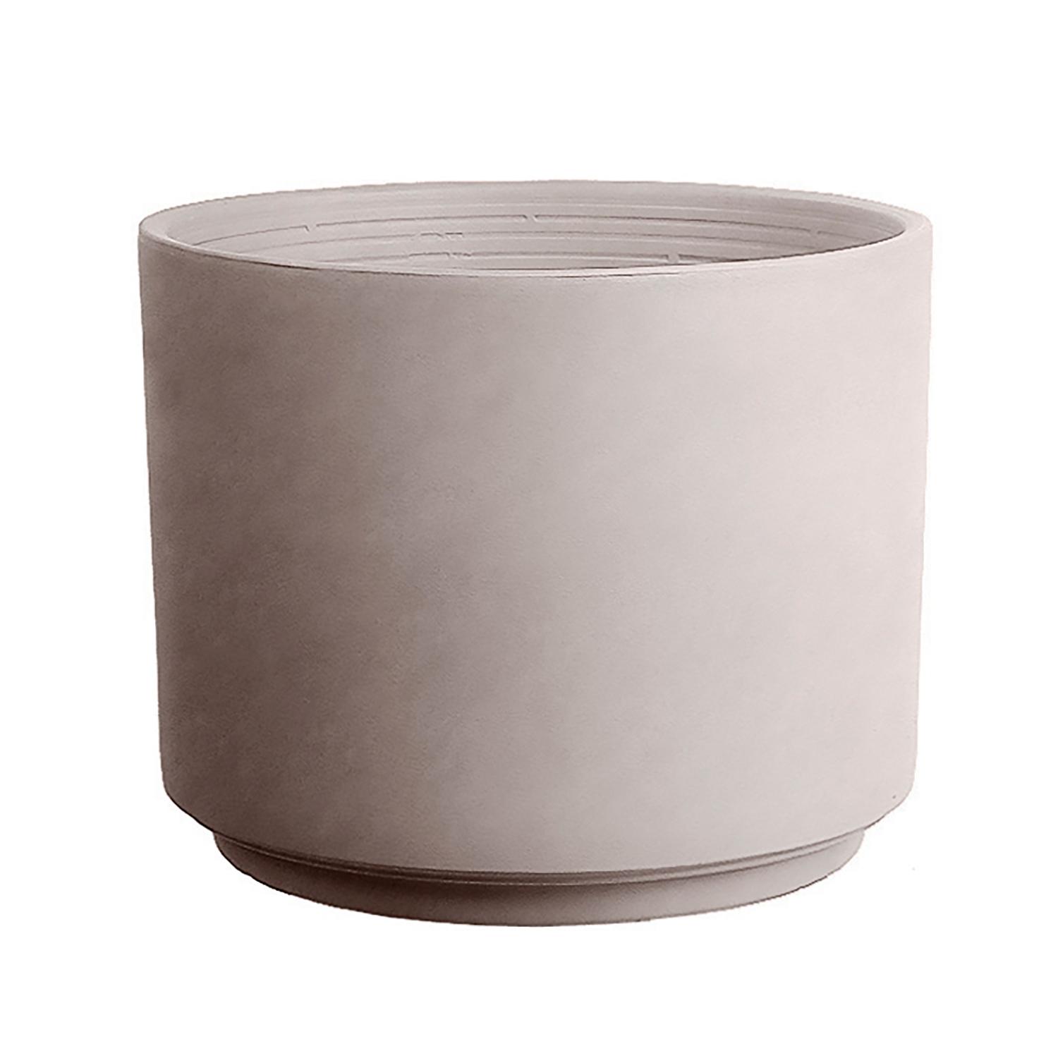 Pot en Argile Cylindro 10" - Gris