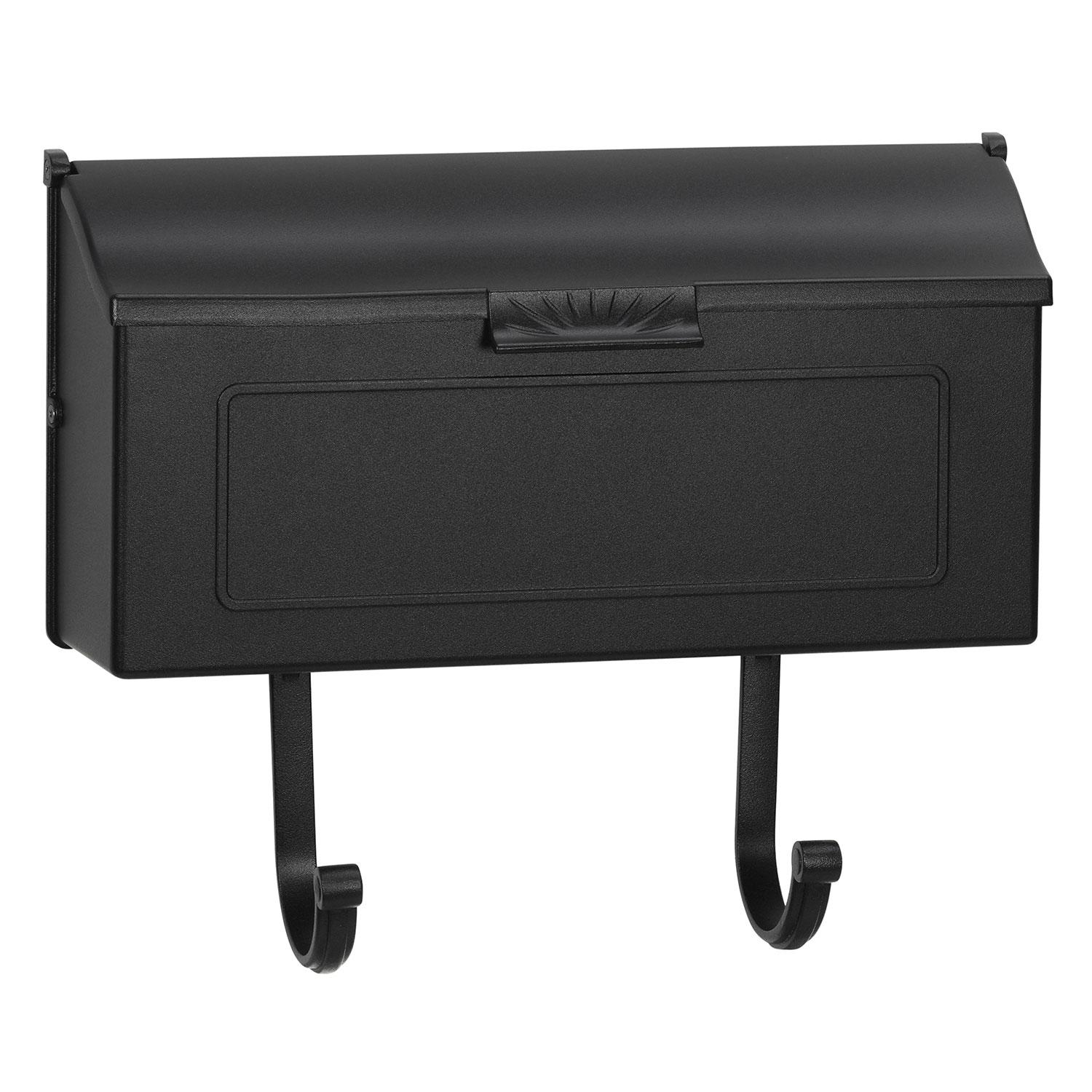 Black Cast Aluminum Mailbox