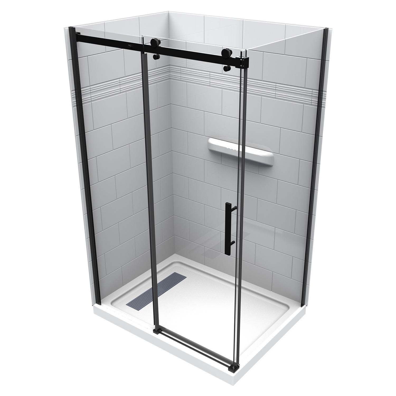 Kit de douche d’angle Inspiration 48" x 36"