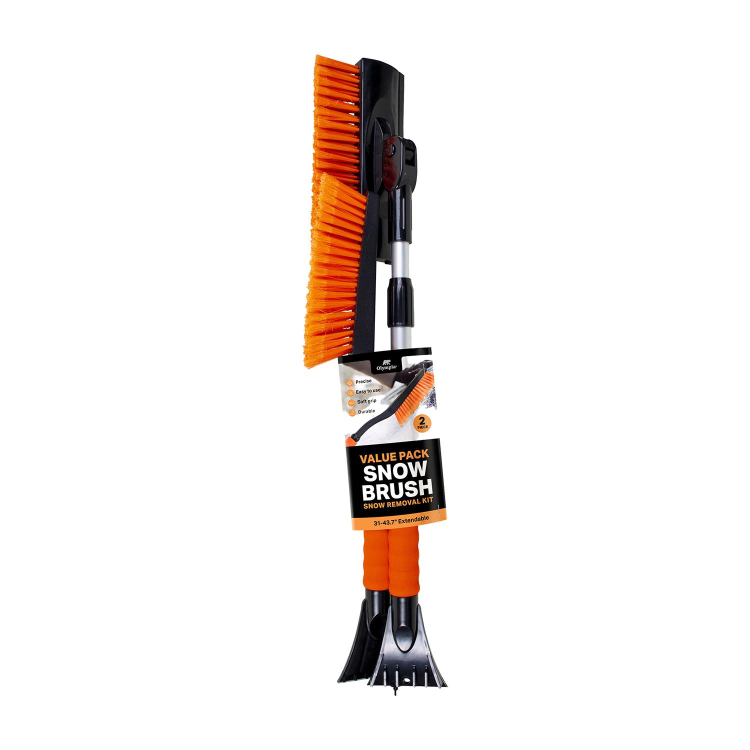 Brosse à Neige avec Grattoir - 2/Paquet pour 31"- 43" et 25"
