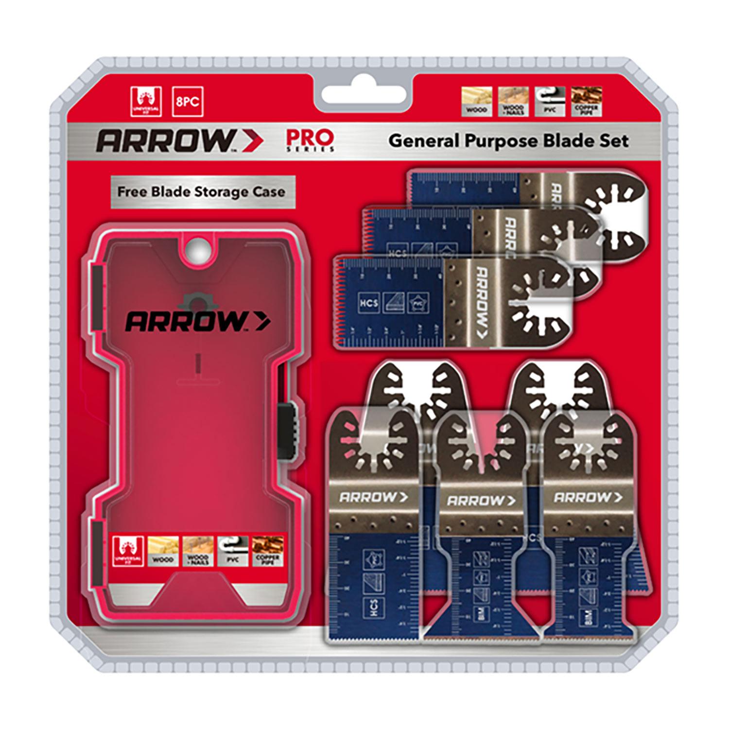 Ensemble de 8 lames oscillantes Arrow
