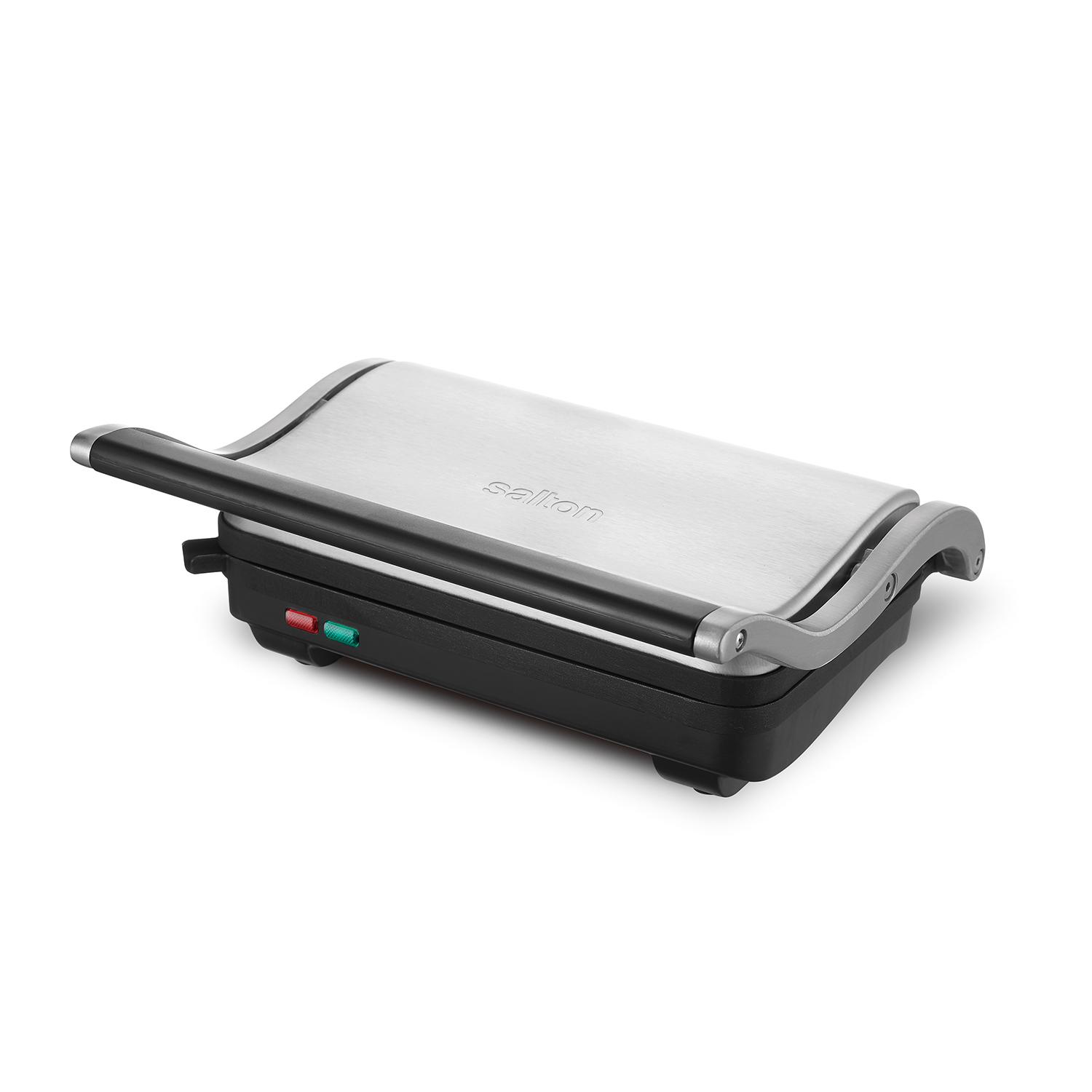 Gril à panini en acier inoxydable