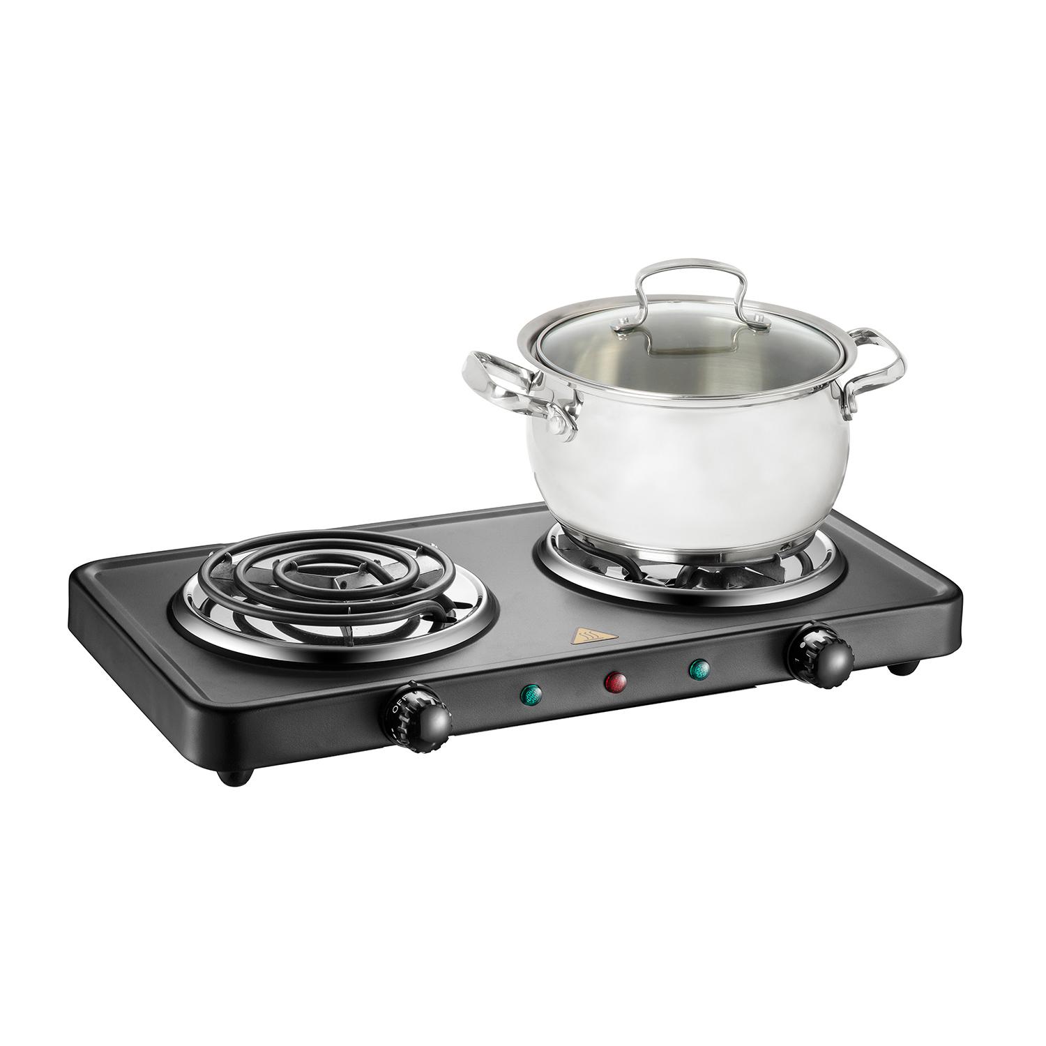 Plaque de Cuisson Électrique Portable à Double Résistance