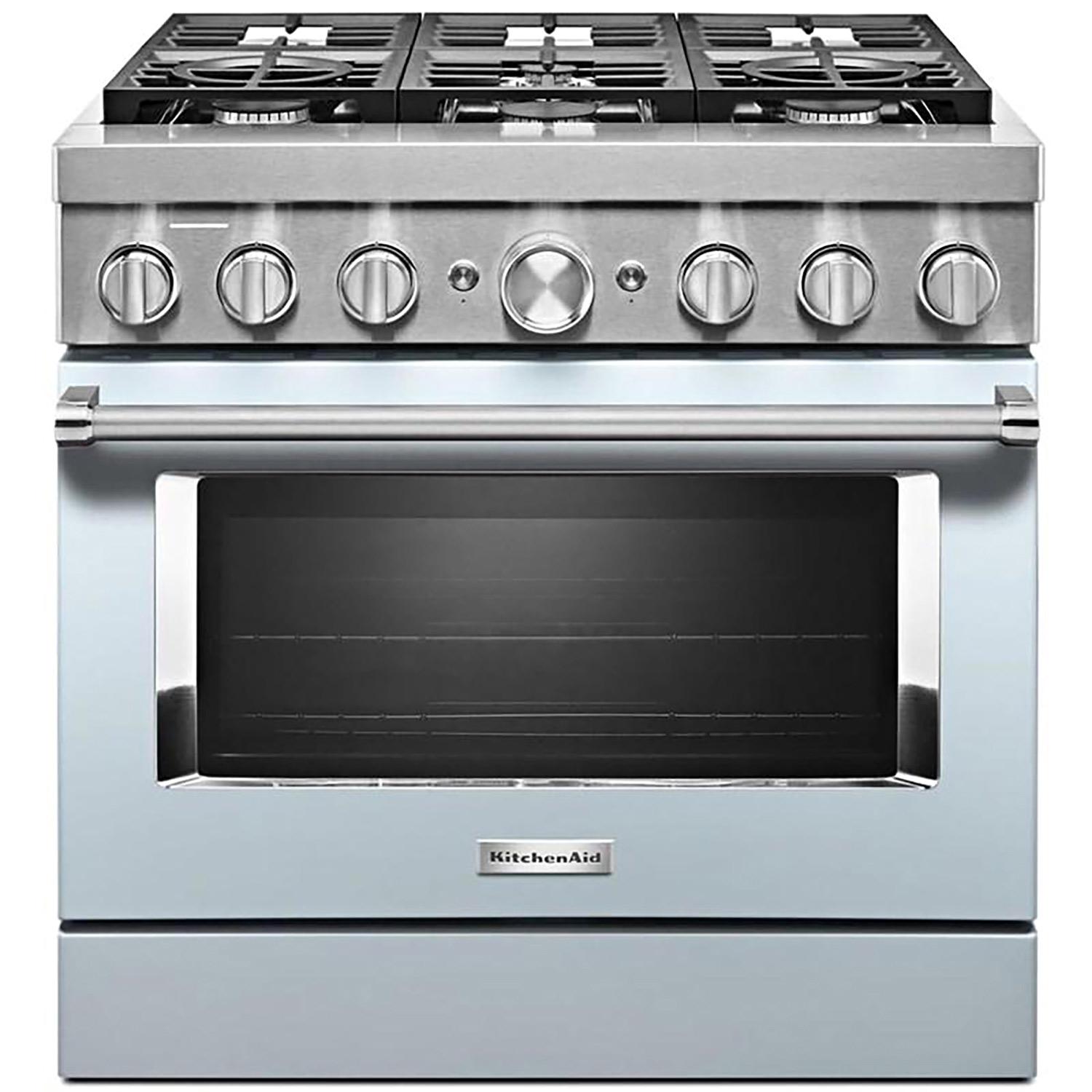Cuisinière amovible à biénergie de 36po à convection véritab