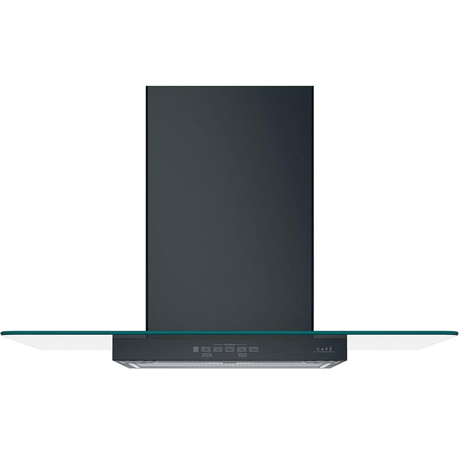 30" Wall Mount Range Hood Black