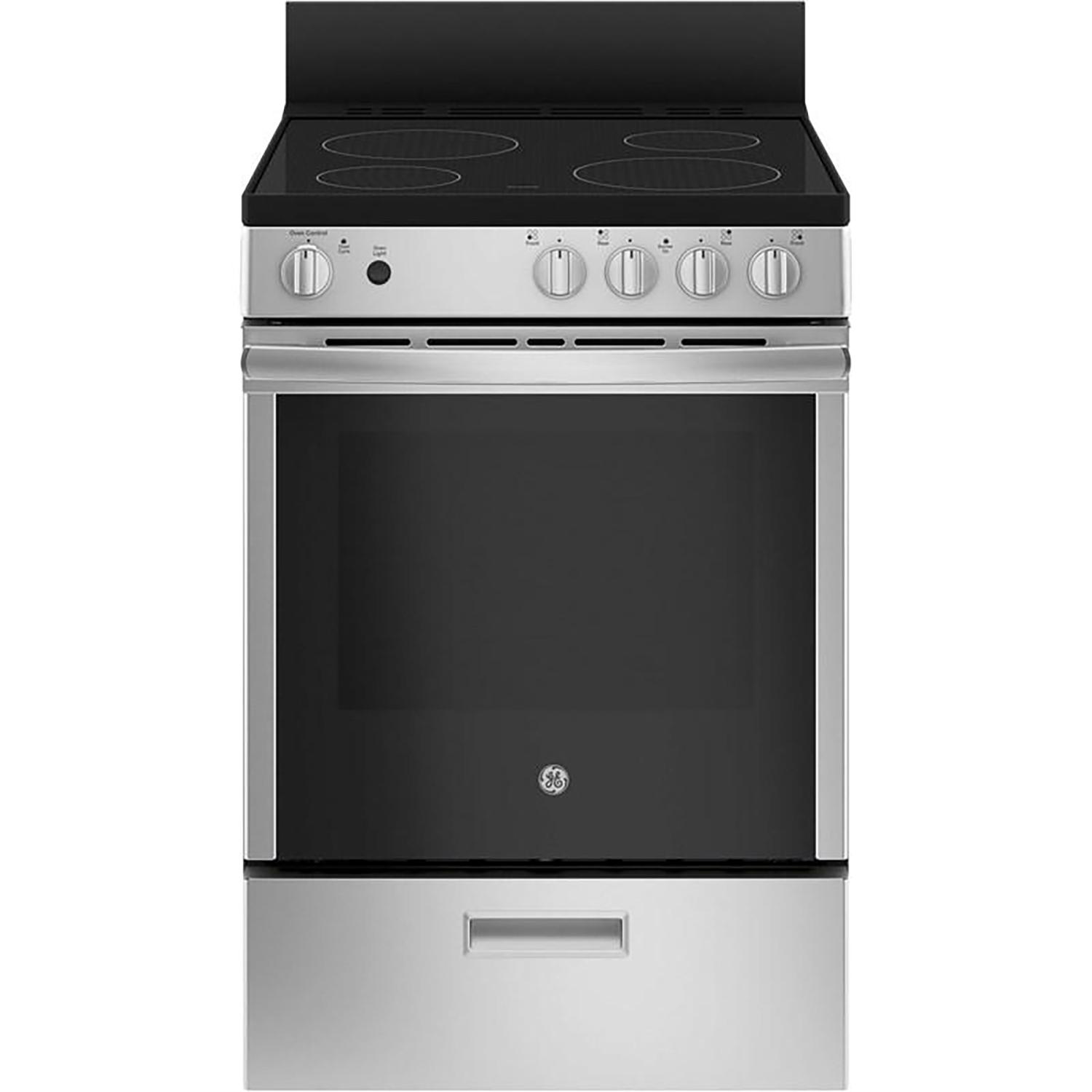 Cuisinière amovible électrique de 24po à dosseret détachable