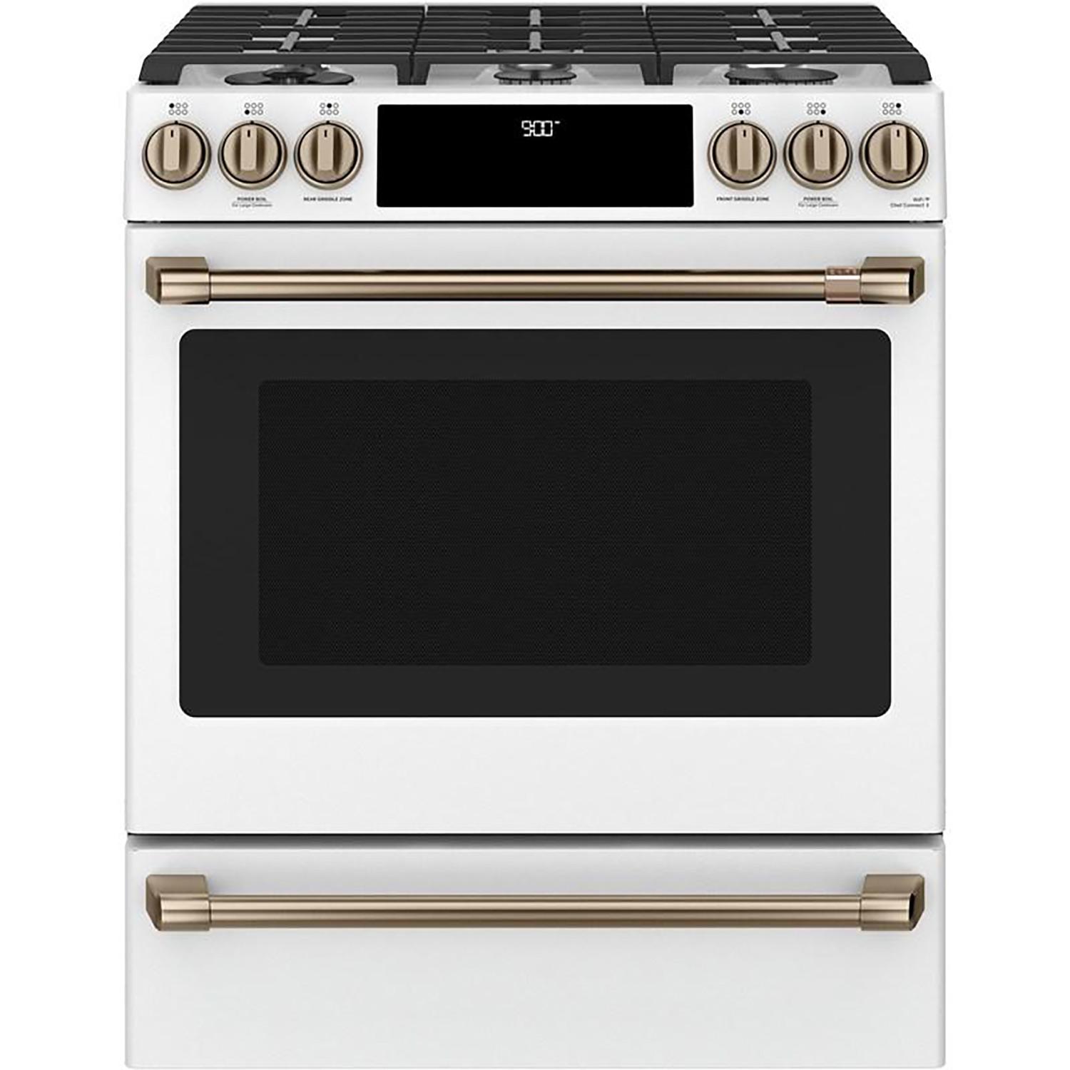 Cuisinière encastré à biénergie de 30 po. à tiroir chauffant