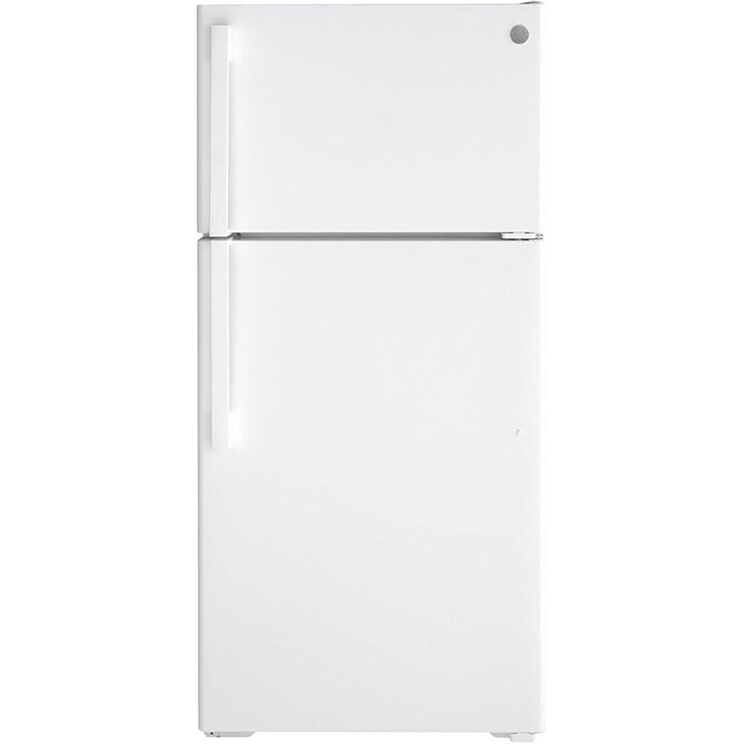 28" 15.6 Cu. ft. Top-Mount No Frost Refrigerator-White