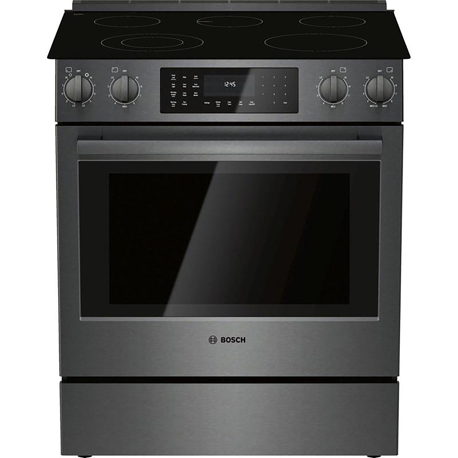 30" Electric Range w/ 11 Specialized Cooking Modes Black SS