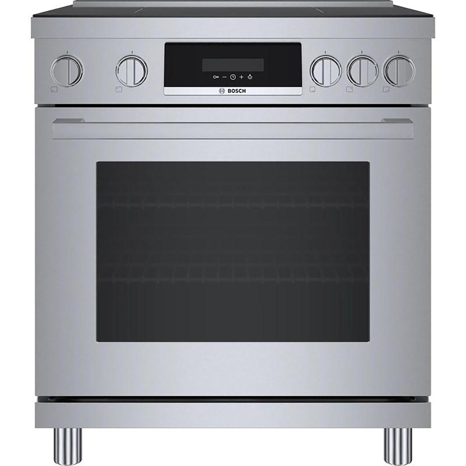30" Industrial Style Range, SS, Induction