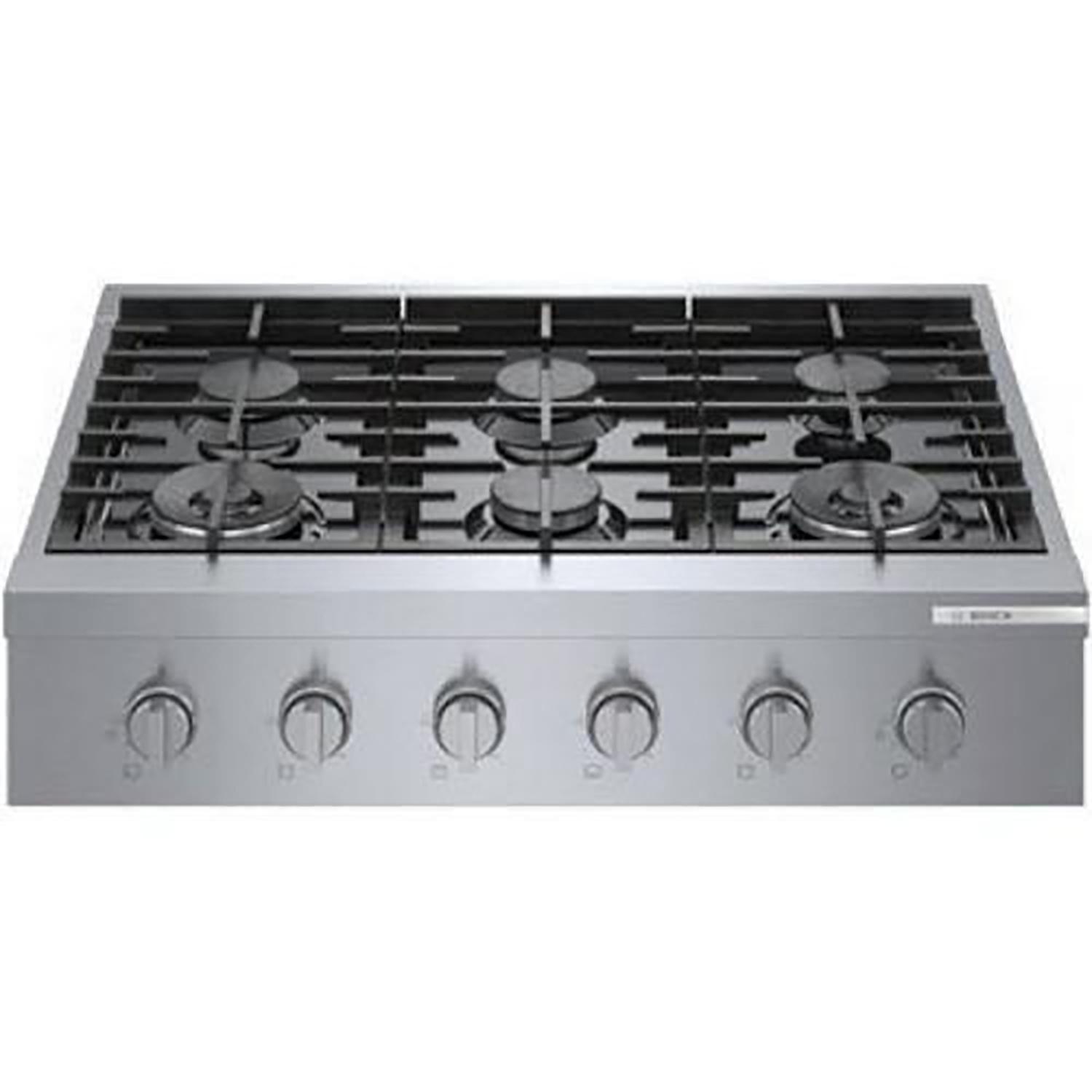 Dessus de cuisinière encastrée à gaz de 36po à brûleur OptiS