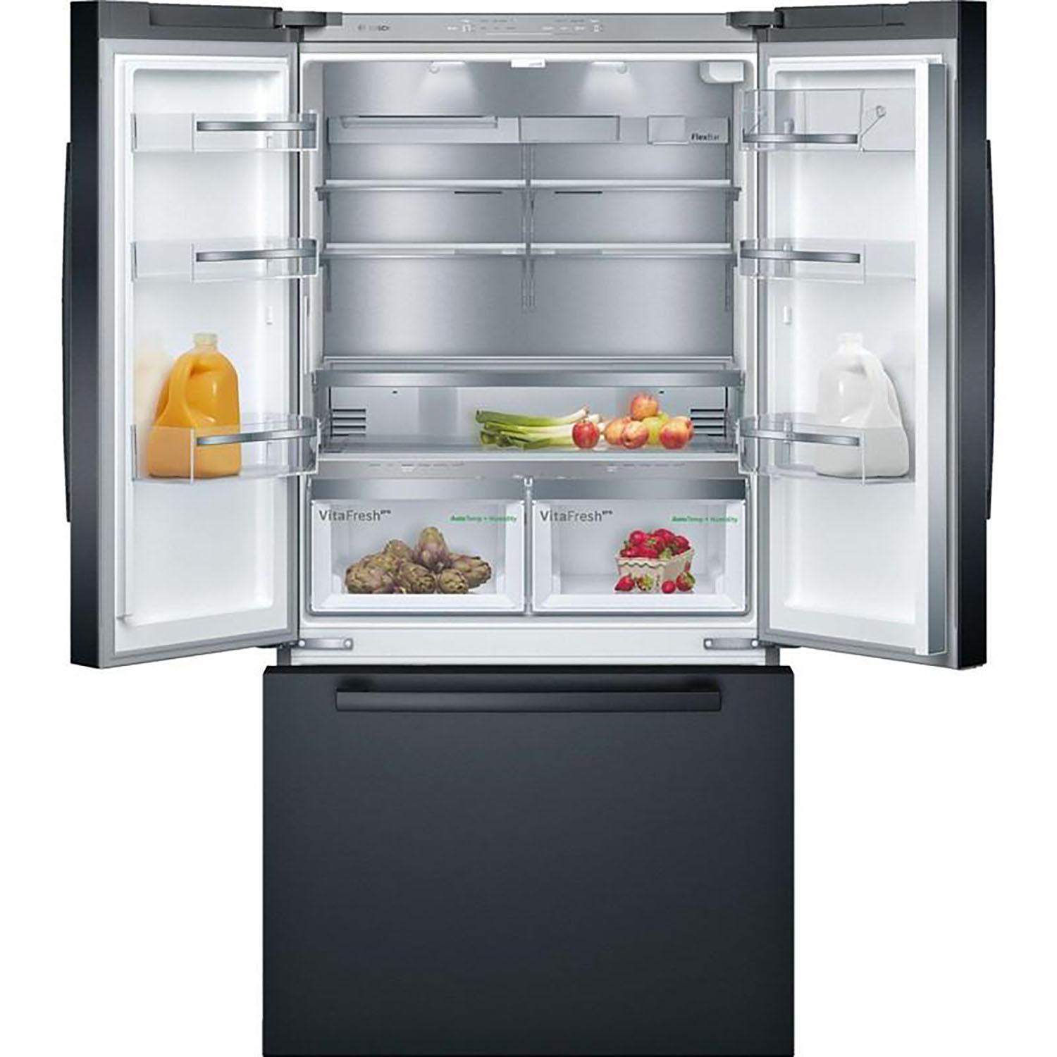 36" 21cf Counter-Depth French 3-Door Refrigerator