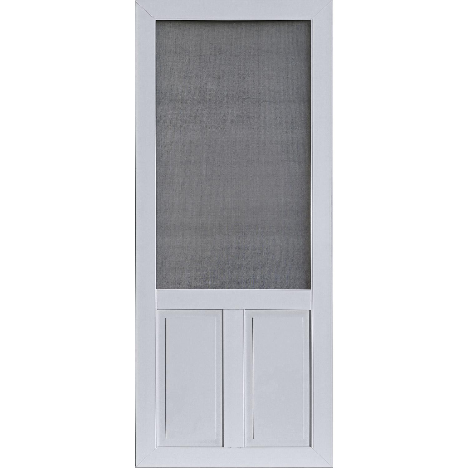 32" x 80" White Vinyl Explorer Screen Door