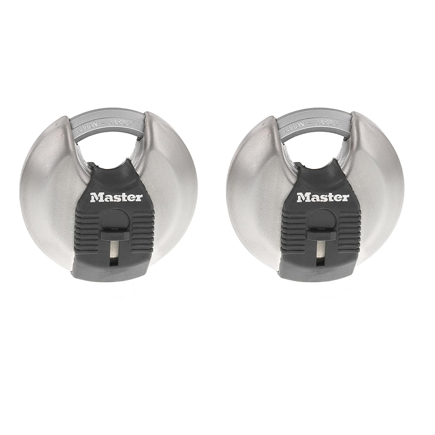 2-3/4" Magnum Stainless Steel Discus Shrouded Shackle-2/Pack