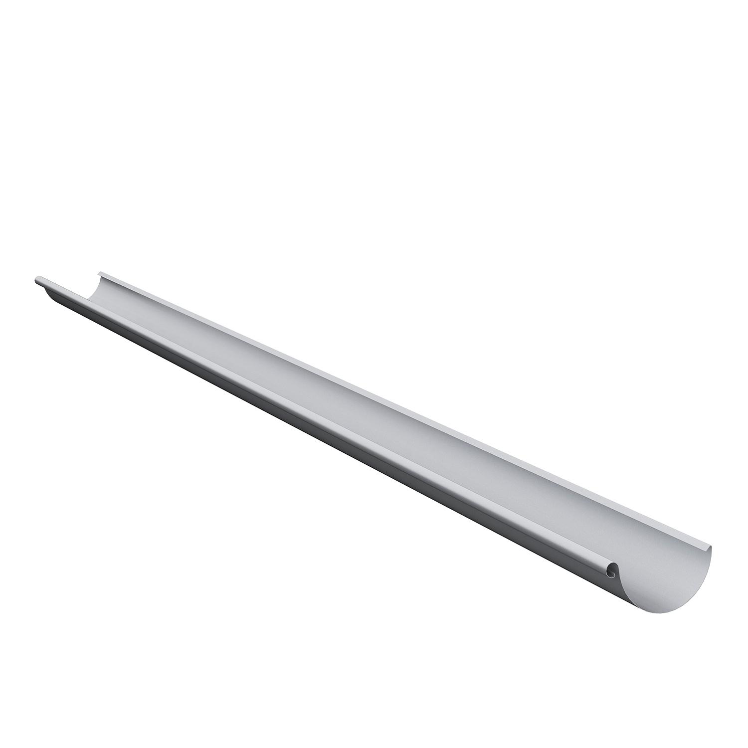 Gouttière Demi-Ronde 6" 10’- Argent Métallique
