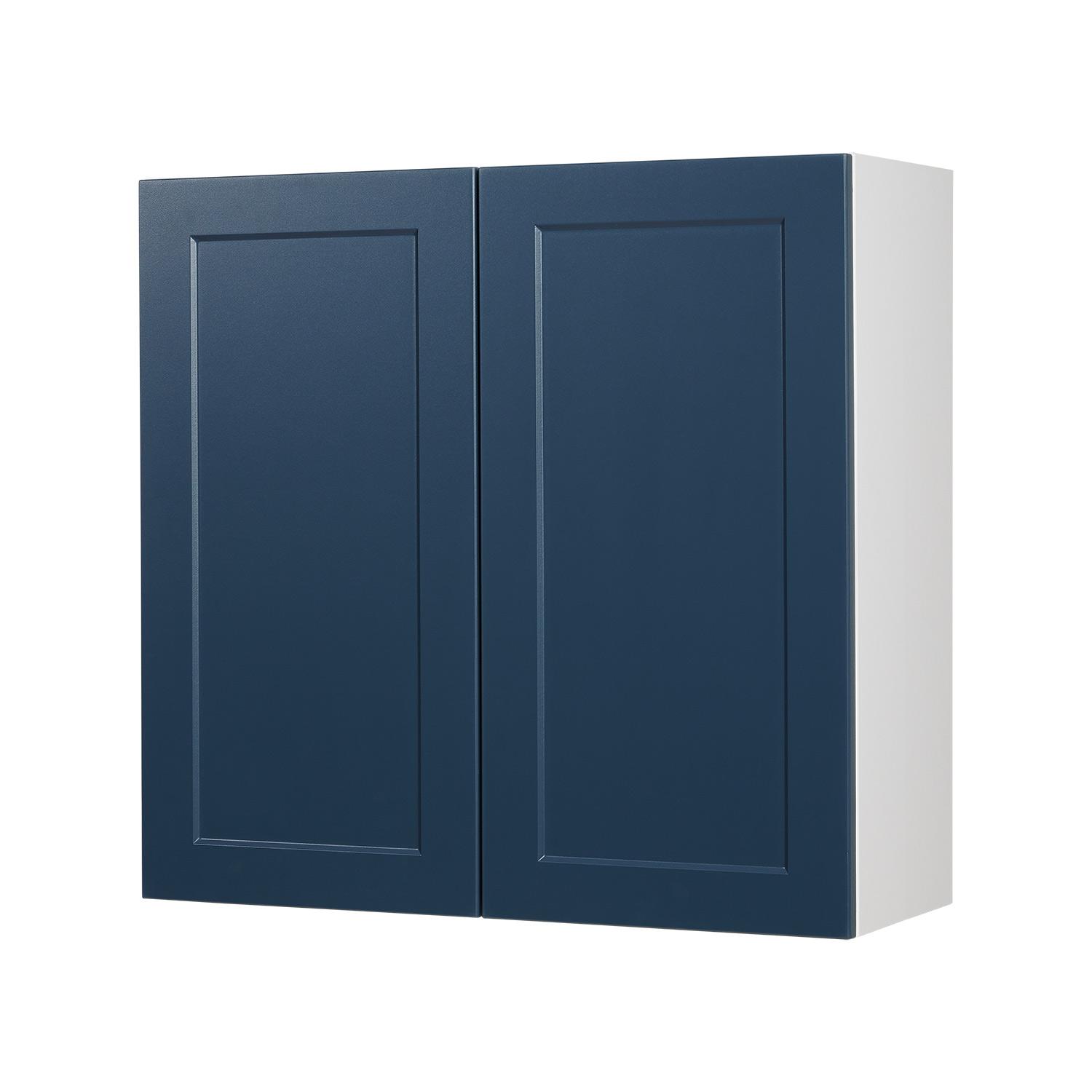 Armoire Murale 30x30 Shaker Bleu Foncé