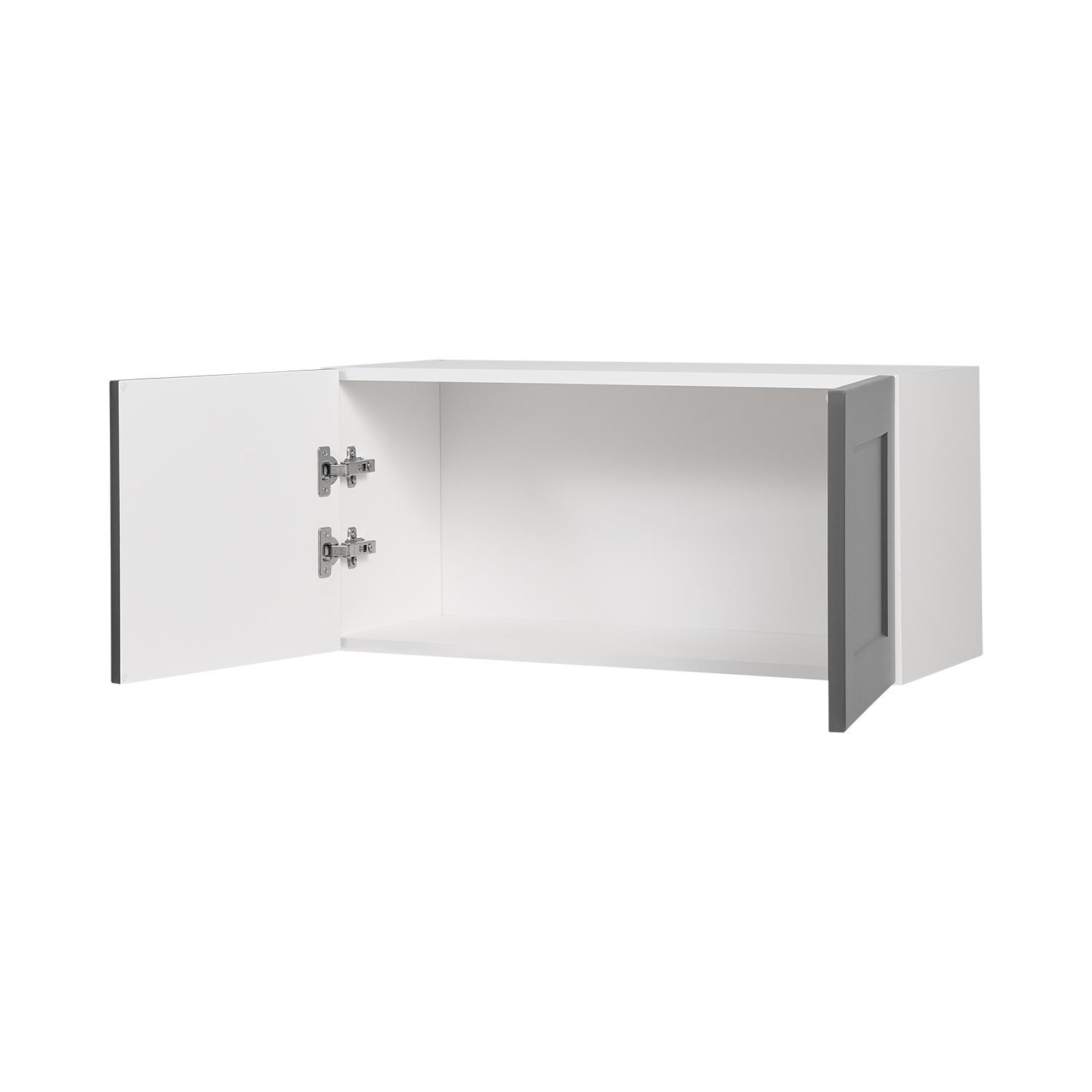 Armoire Réfrigérateur 30x14 Shaker Gris Clair