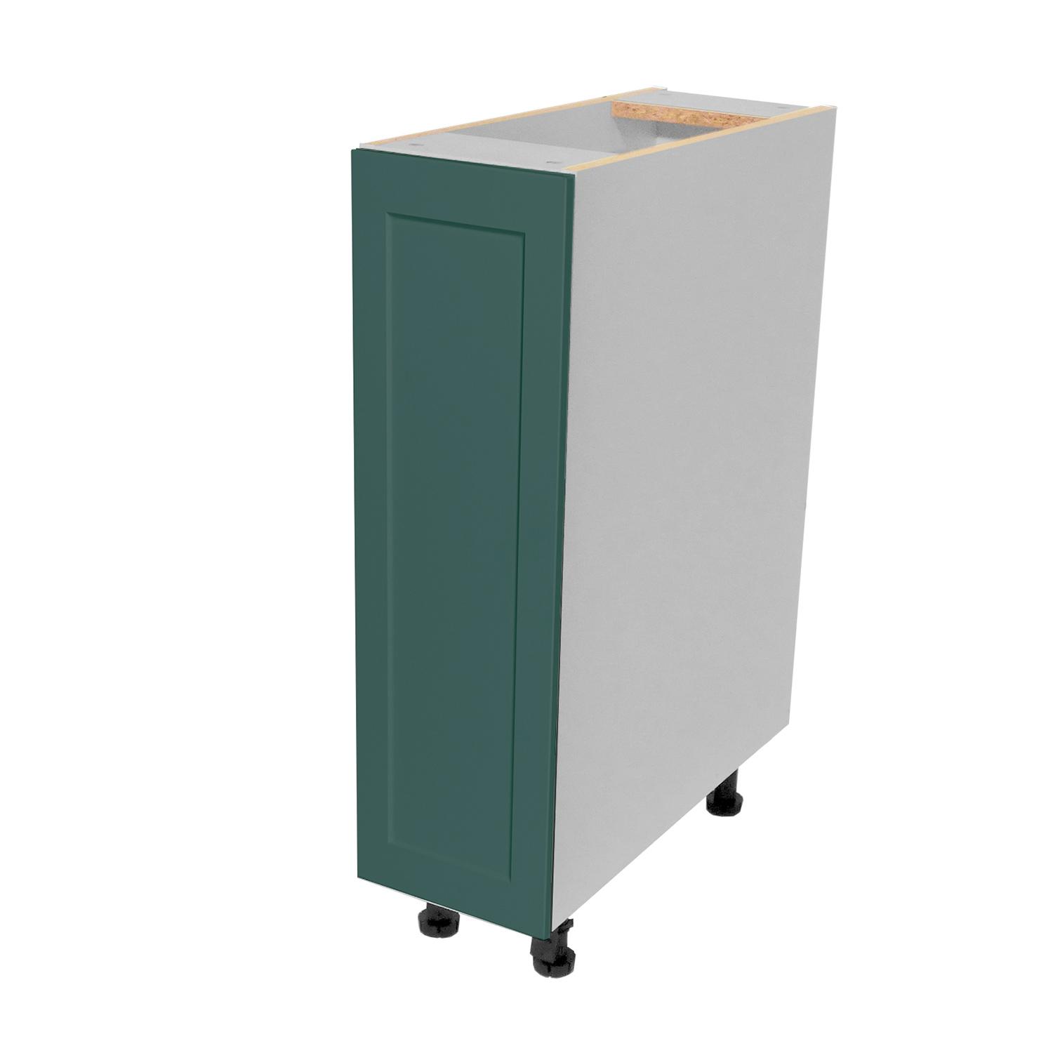 Armoire de Base 1 Porte 9 Shaker Vert Foncé Luminia