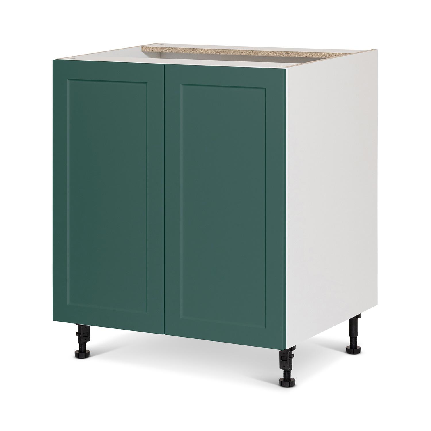 Armoire de Base 2 Portes 30 Shaker Vert Foncé Luminia