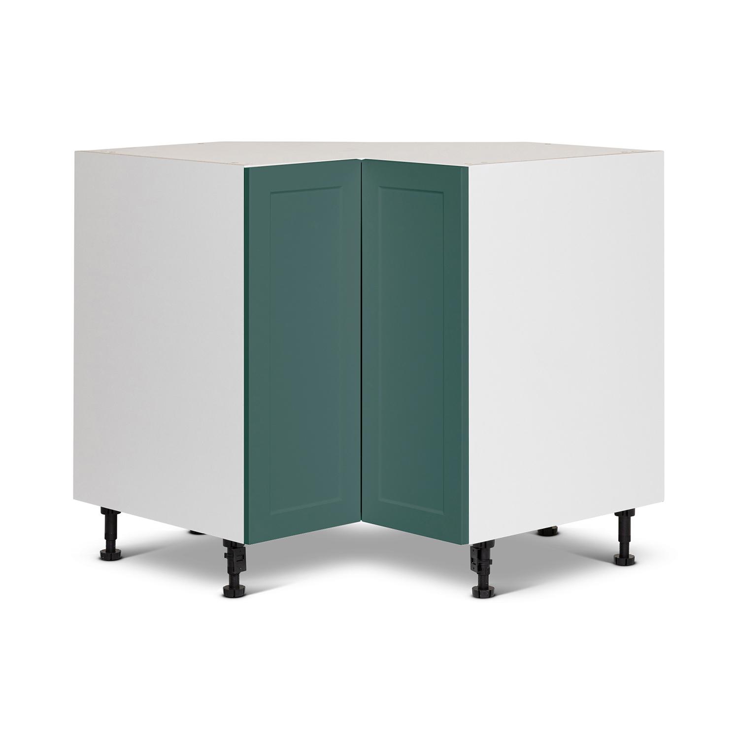 Armoire d’Angle 36x36 Shaker Vert Foncé Luminia