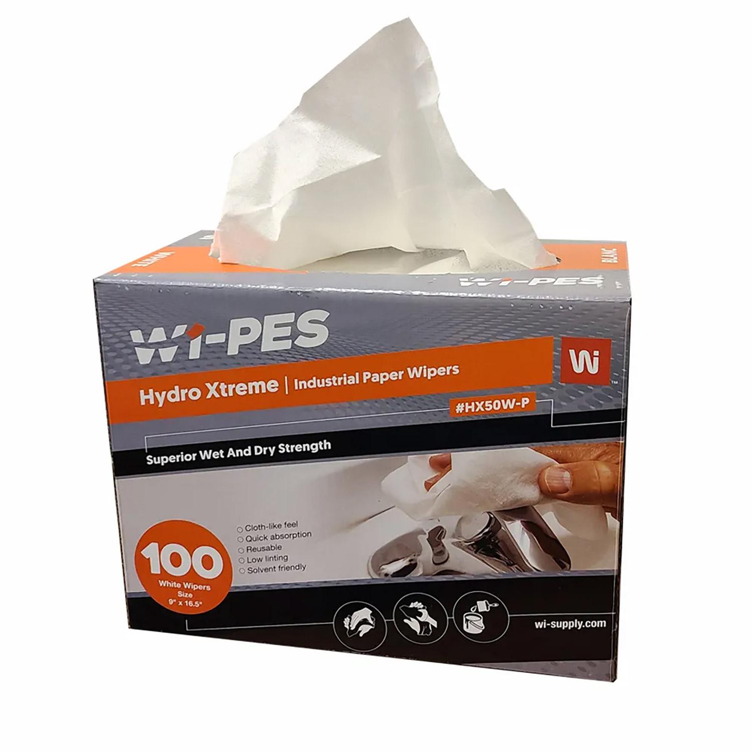 Lingettes Industrielles WipeCo – Boîte de 100 Feuilles