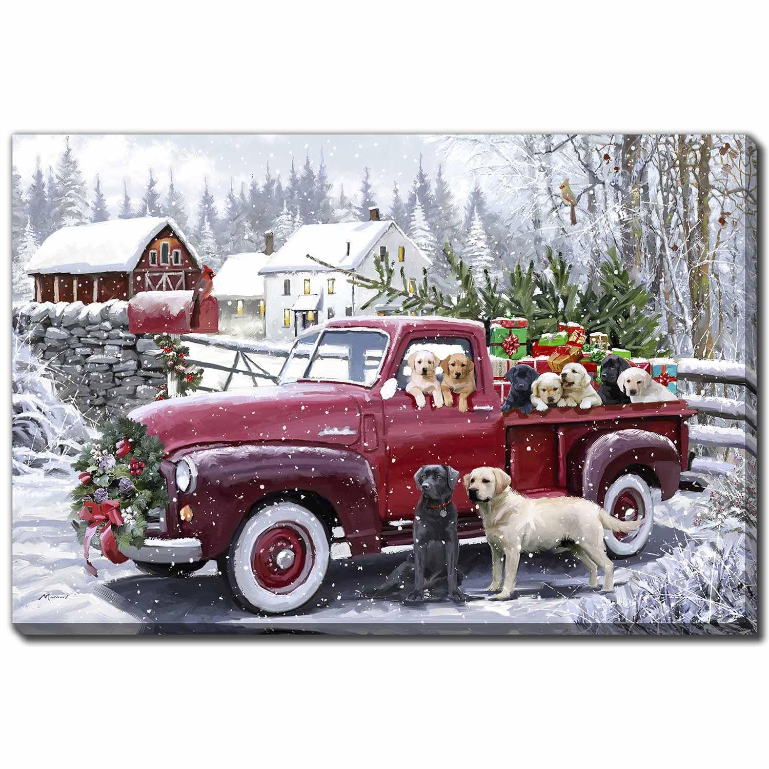 Livraison de Noël 25"x37"