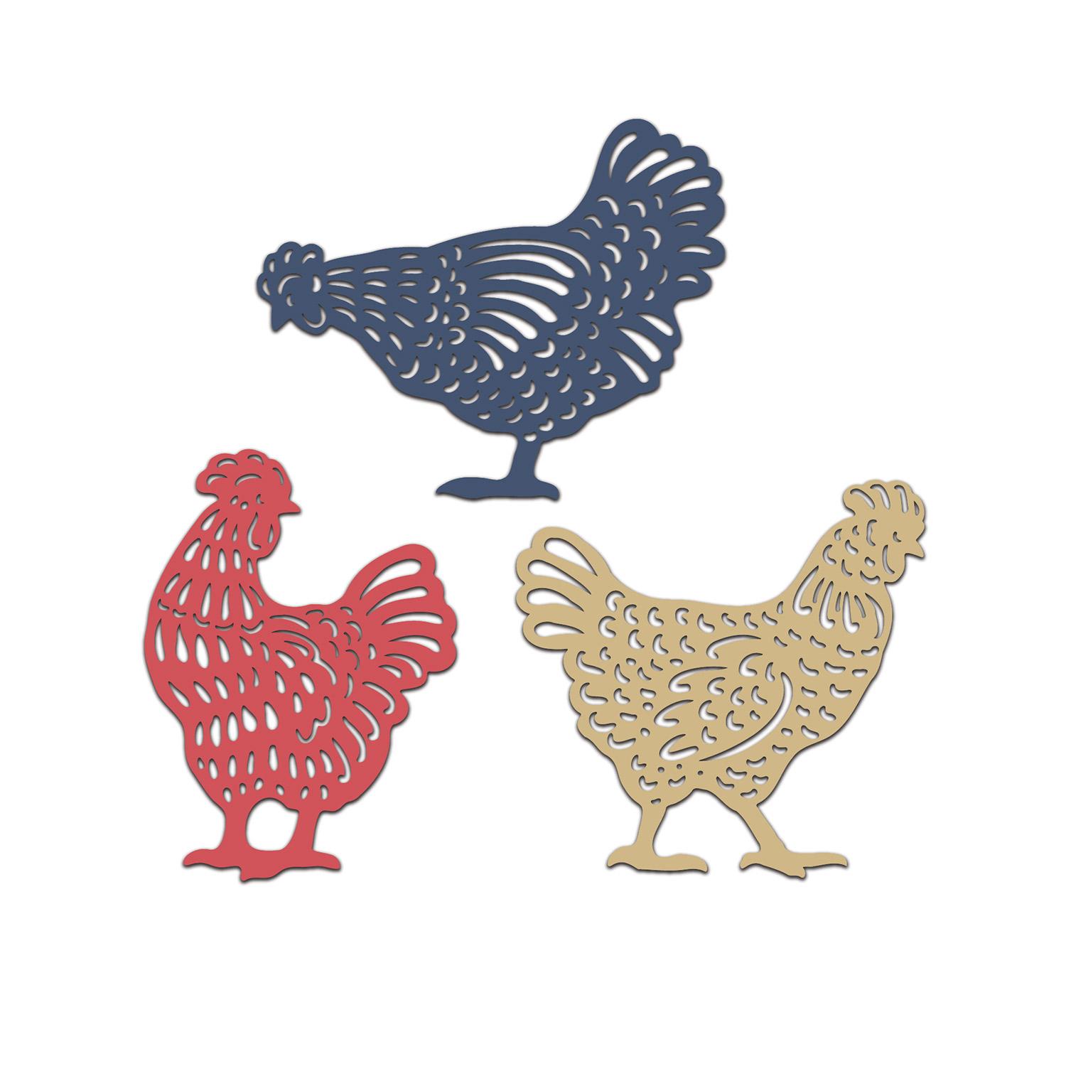 Art Mural Poulet Assorti