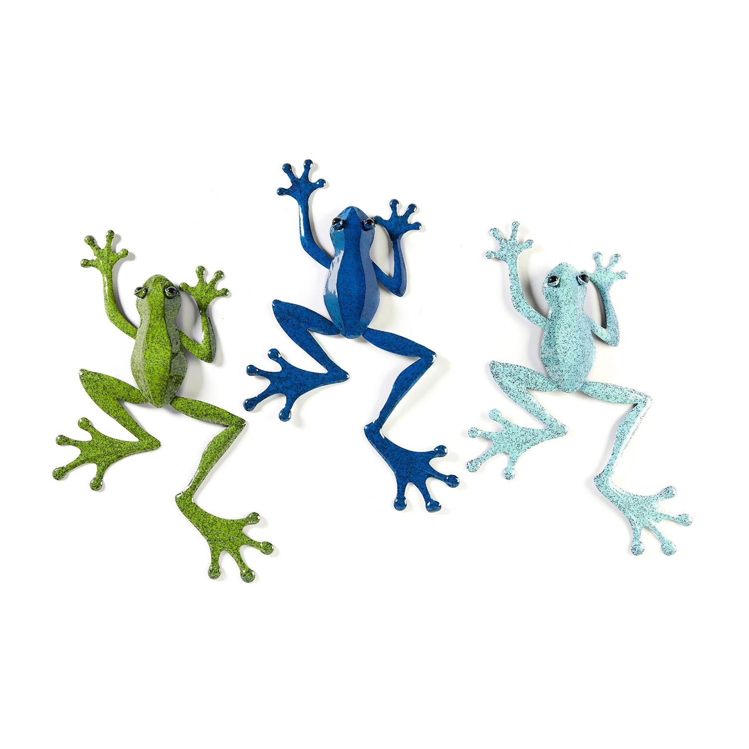 Frog Wall Décor 3 Assorted