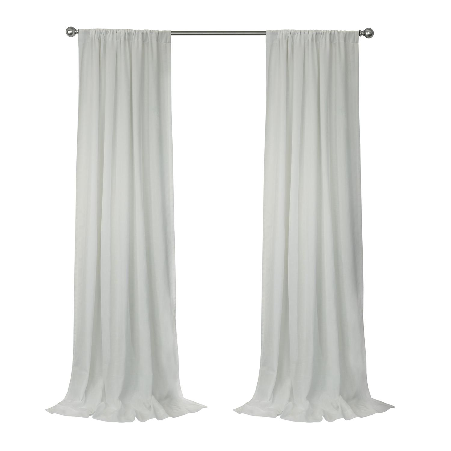 Sierra Light Filtering Dual Header Curtain Panel 52 x 84