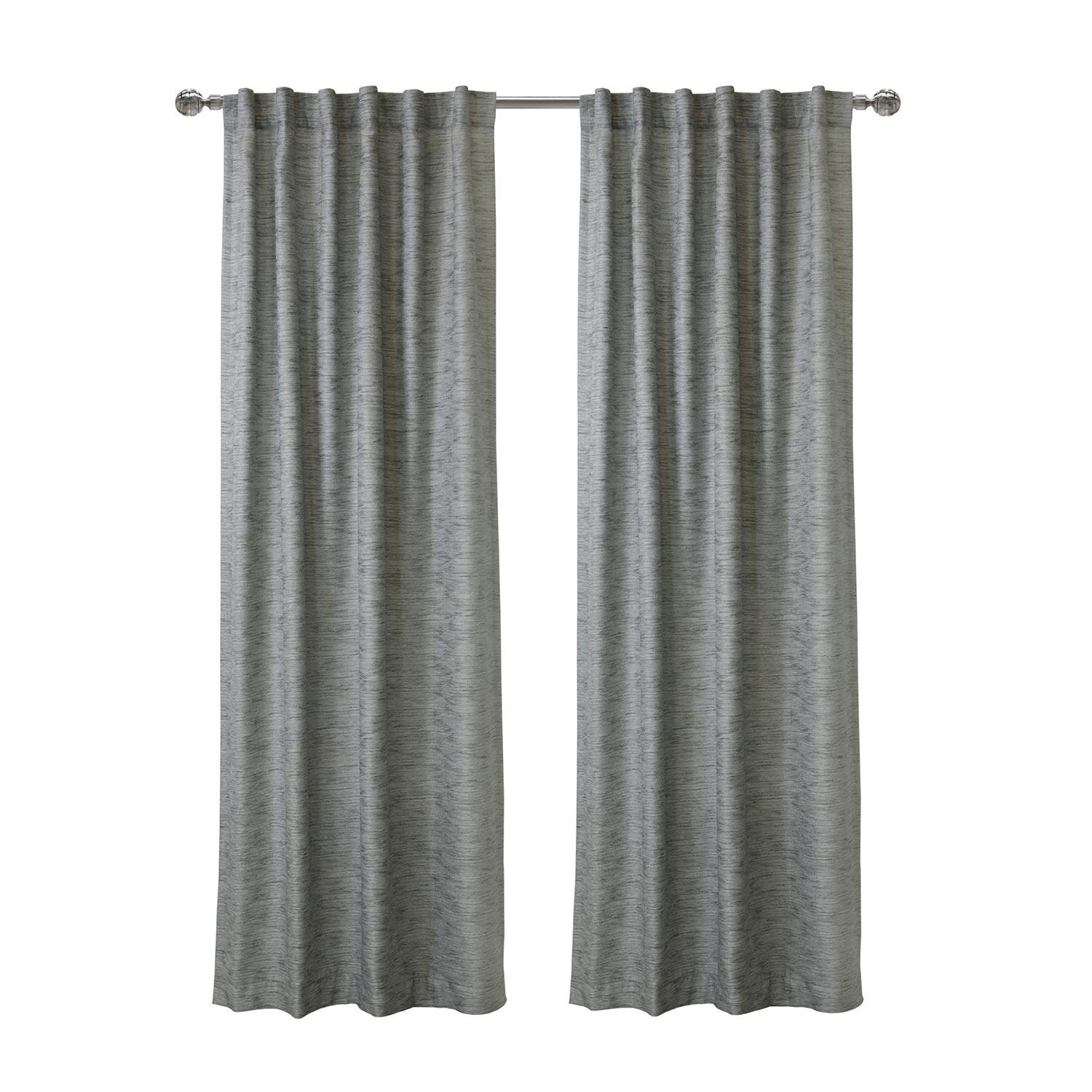 Odessa Light Filtering Dual Header Curtain Panel 52 x 84