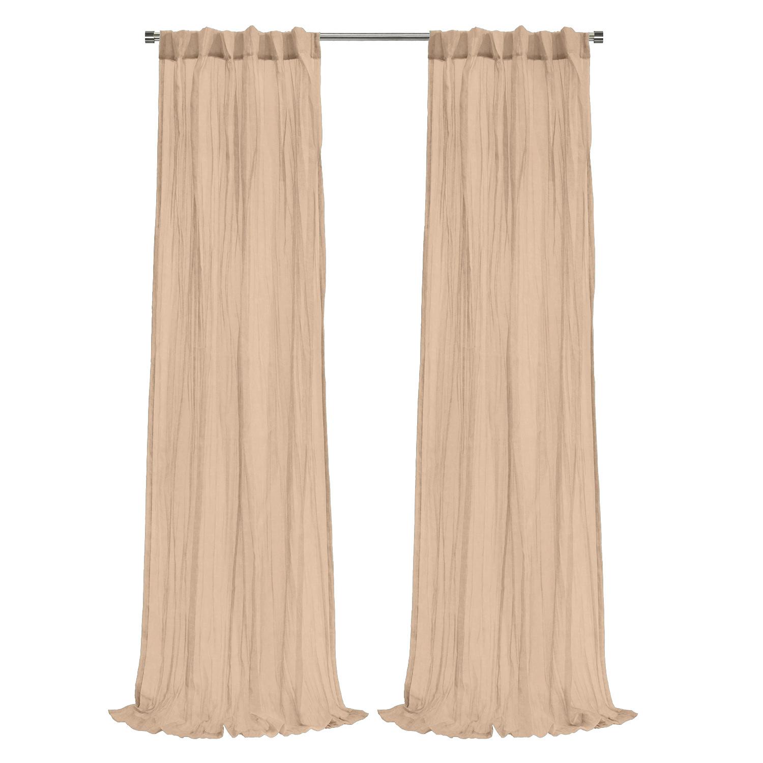 Rideau Double Tête Paloma 52 x 84 Abricot
