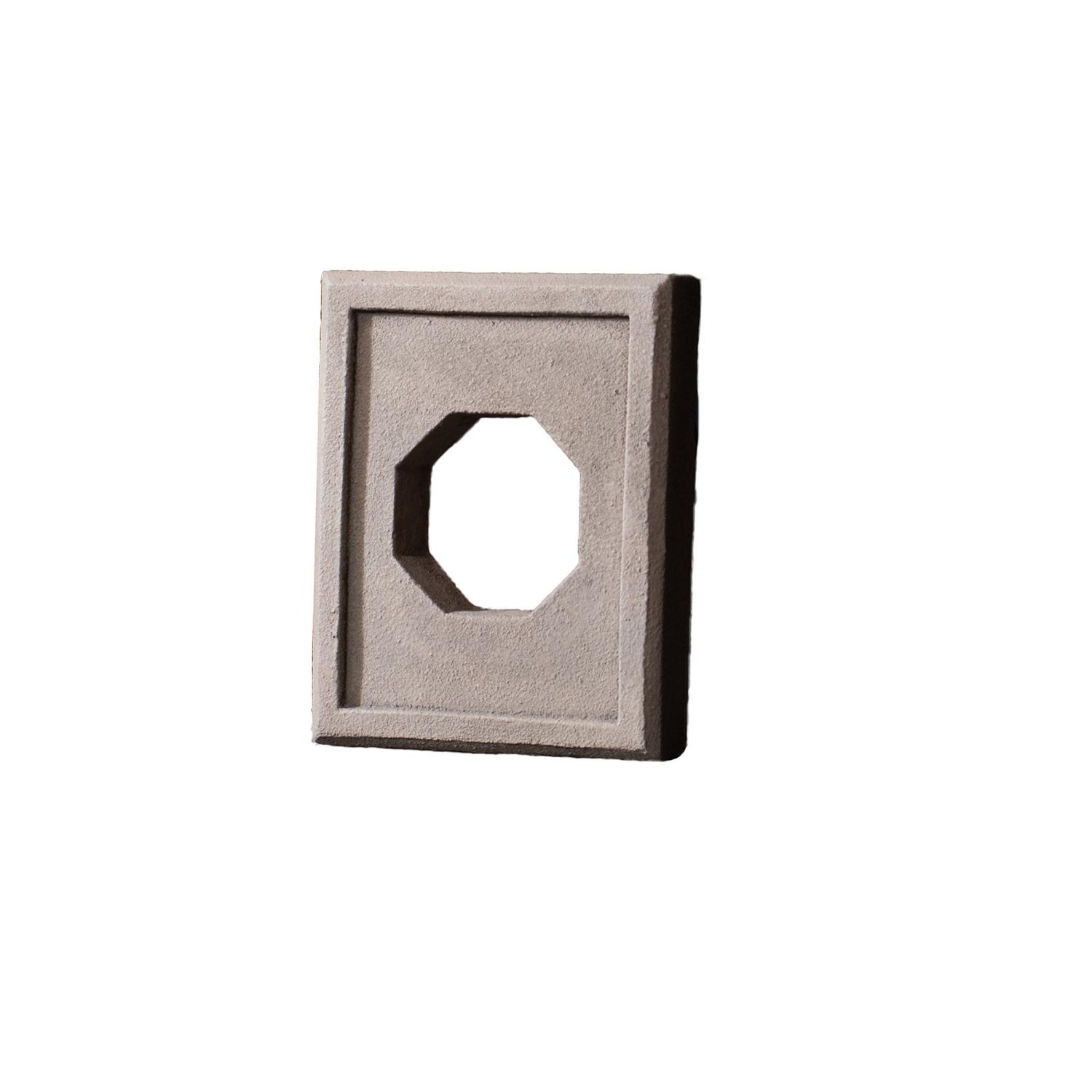 Garniture de Fixation 8" x 9.75" - Brun Clair