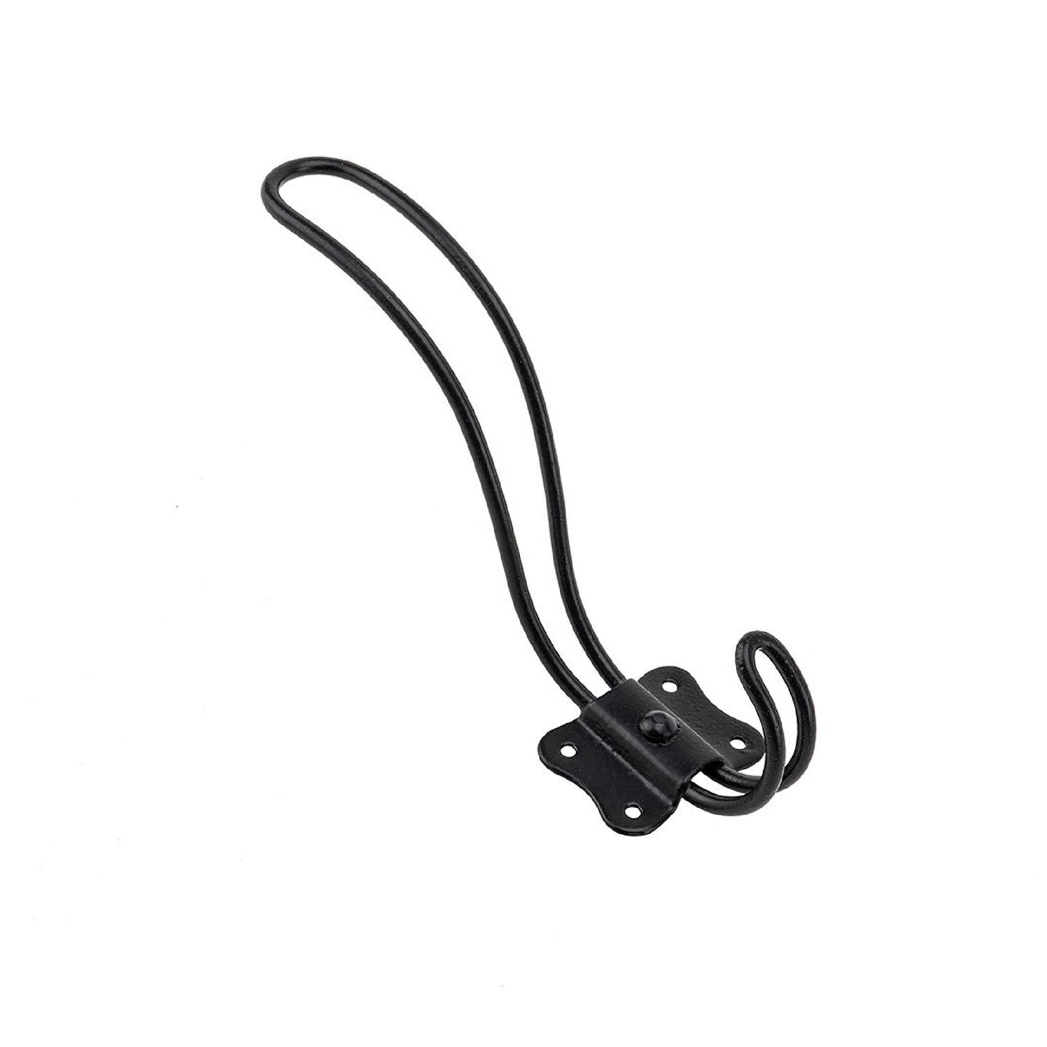 Coat Hook 6-1/2" Iron Black