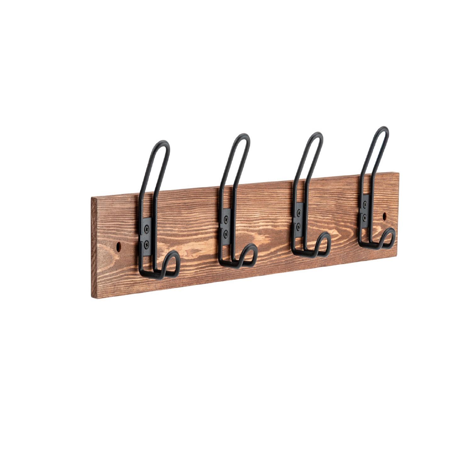 Utility Hook Rack 24"- Matte Black