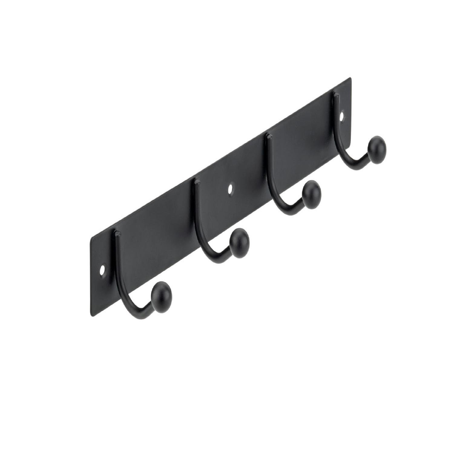 Hook Bar With Ball Ends- Matte Black