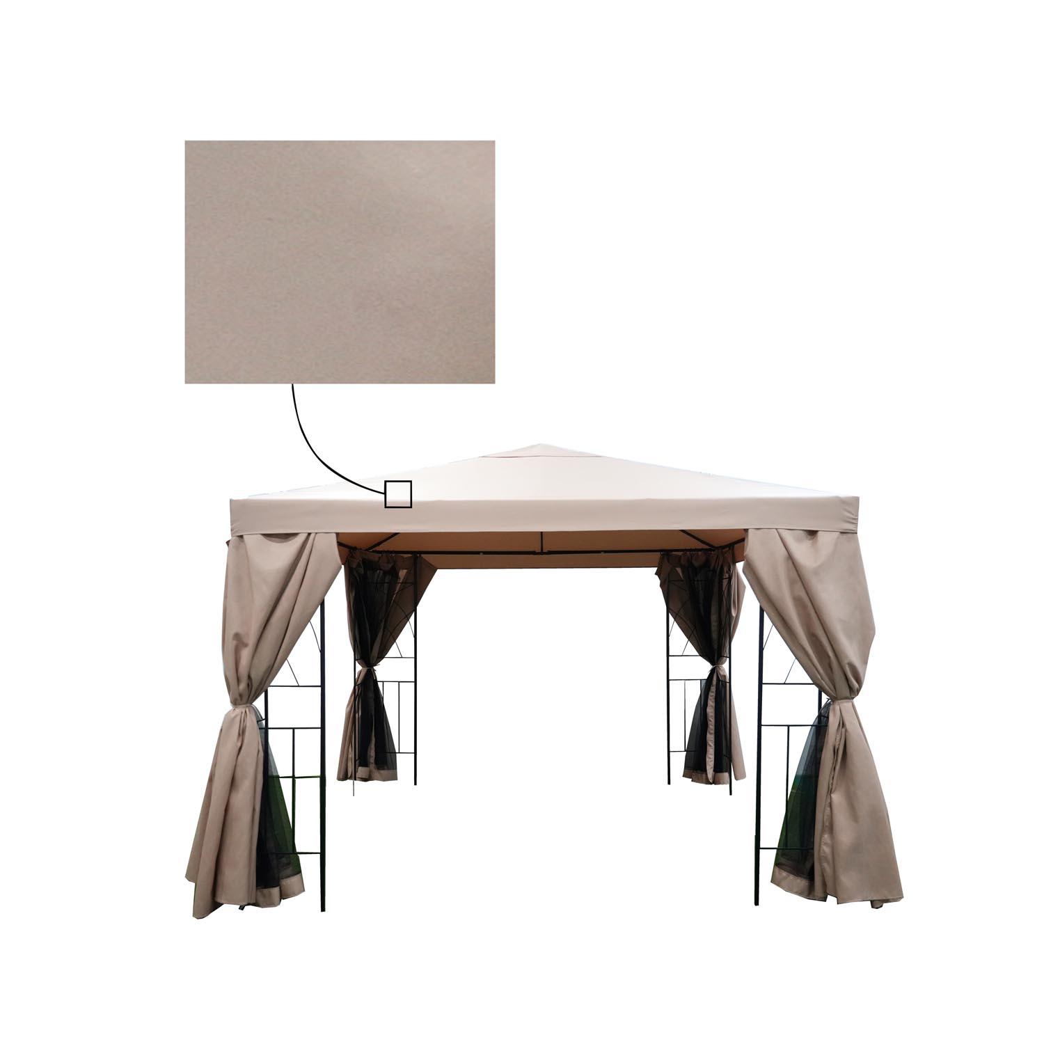 Canopée de gazebo en arche 10x10