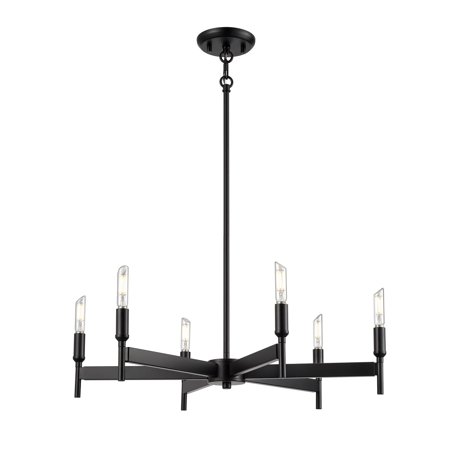 Cambrai 24" 6 Light Chandelier