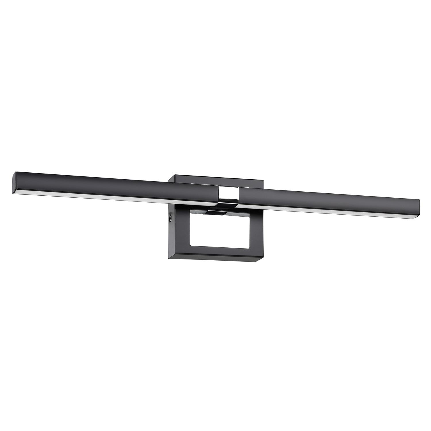 Pierro LED Vanity Light, Black and Chrome Finish