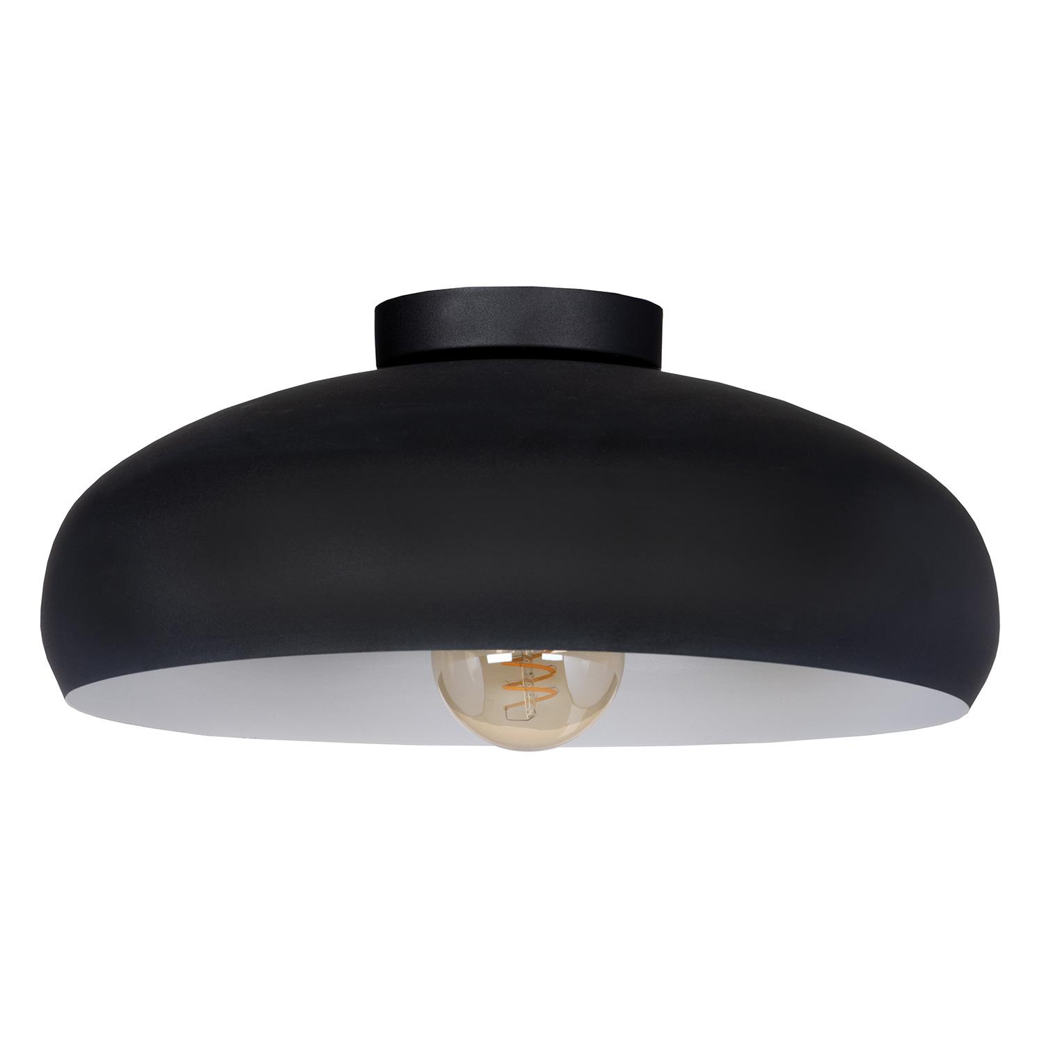 Mogano Ceiling Light 1L, Black And White Finish