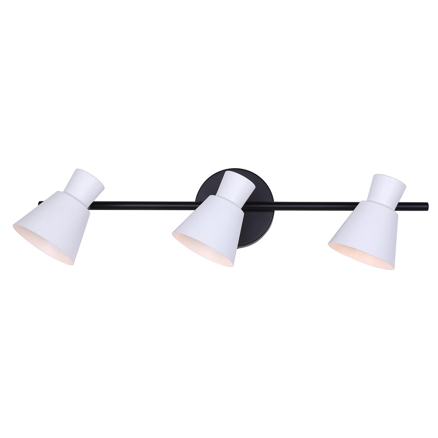 RADLEY White Heads with Matte Black Track Light