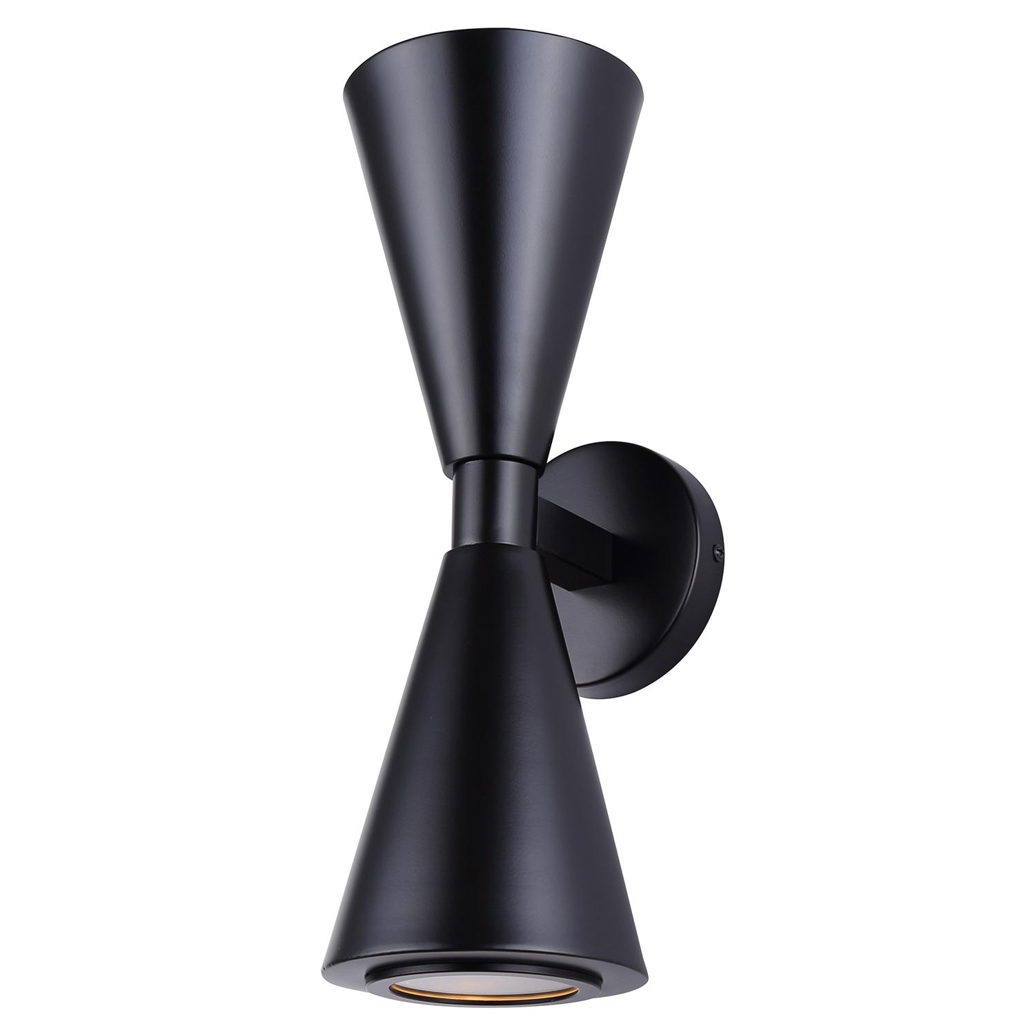 Arona Matte Black Outdoor Light