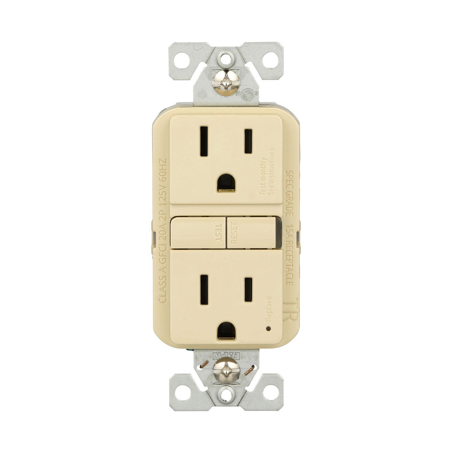 Tamper Resistant GFCI 15AMP