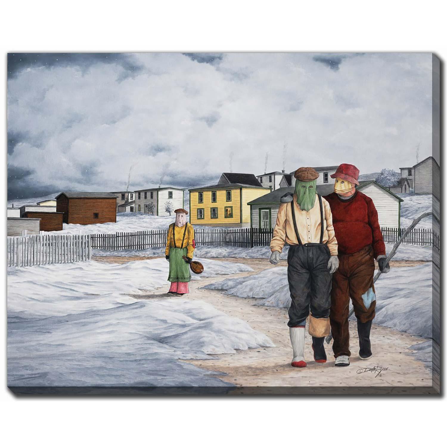 Mummers In Branch 30x45
