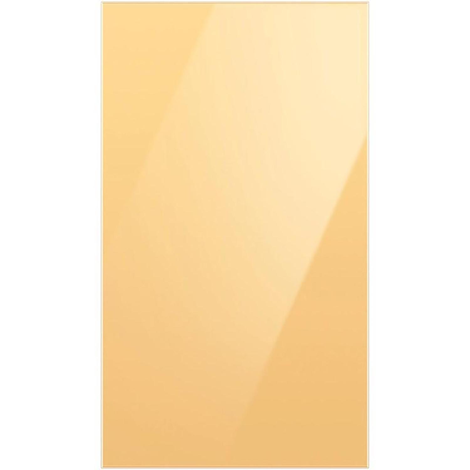 BESPOKE 4-Door Flex™ Refrigerator Panel Sunrise Yellow Glass