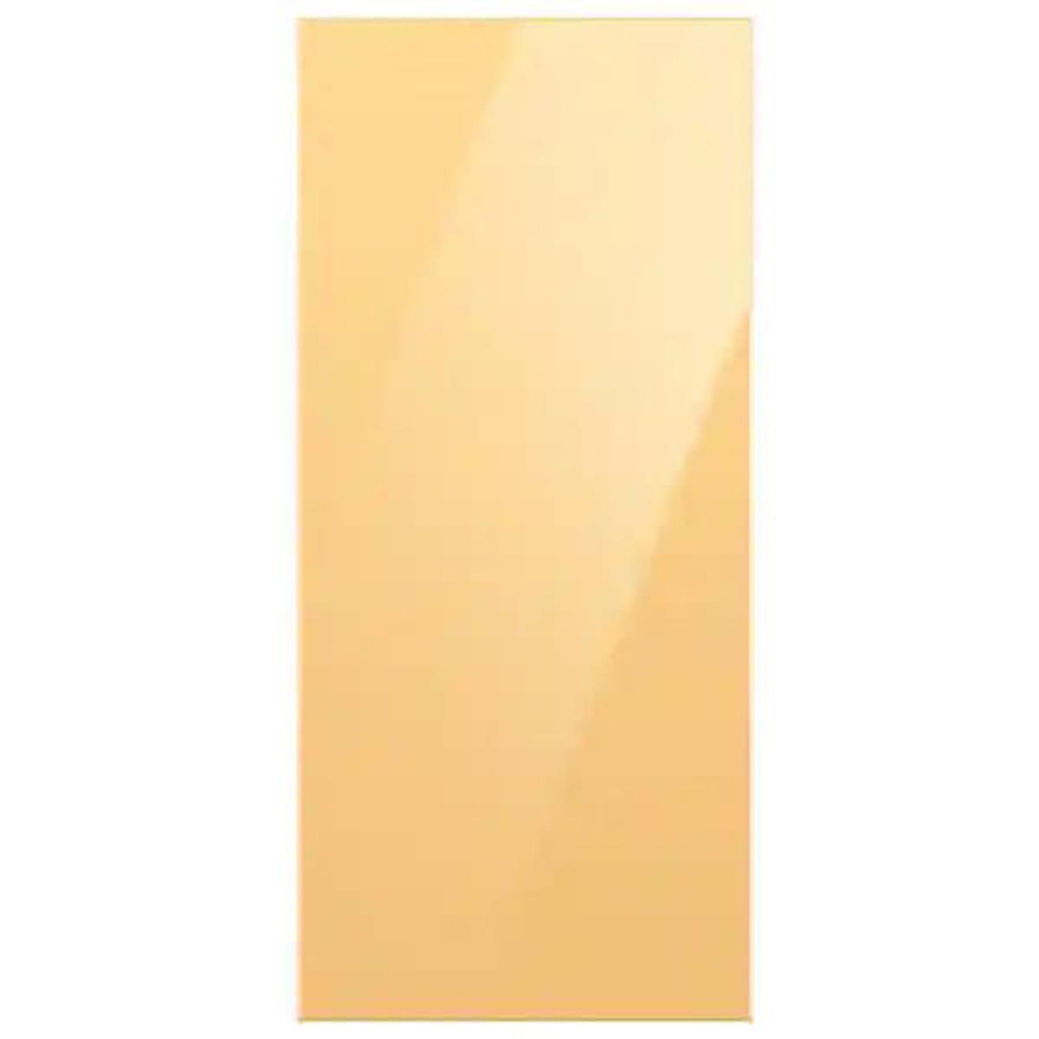 BESPOKE 4-Door Flex™ Refrigerator Panel Sunrise Yellow Glass
