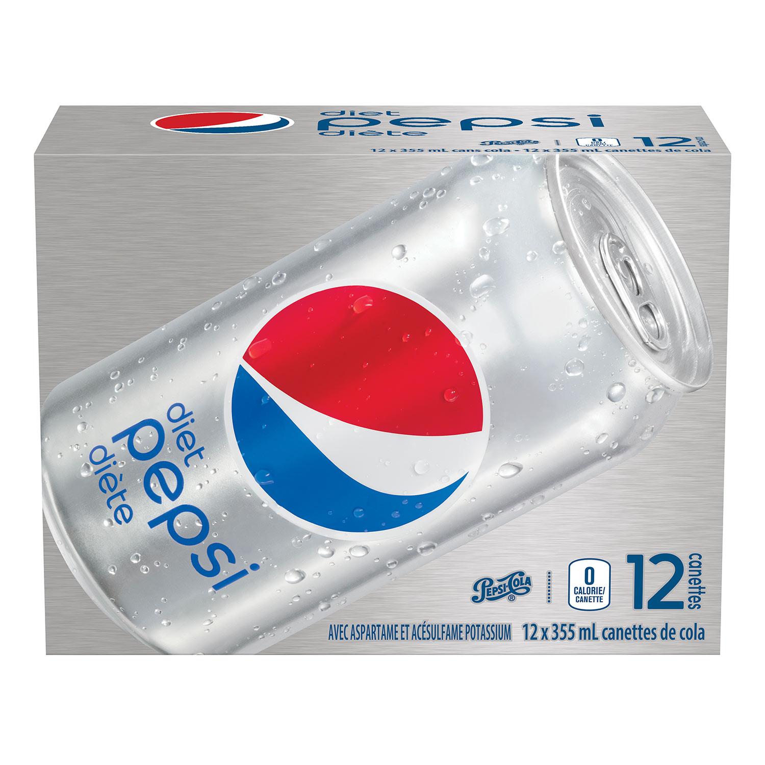 Pepsi Diète 355ml-12/pqt