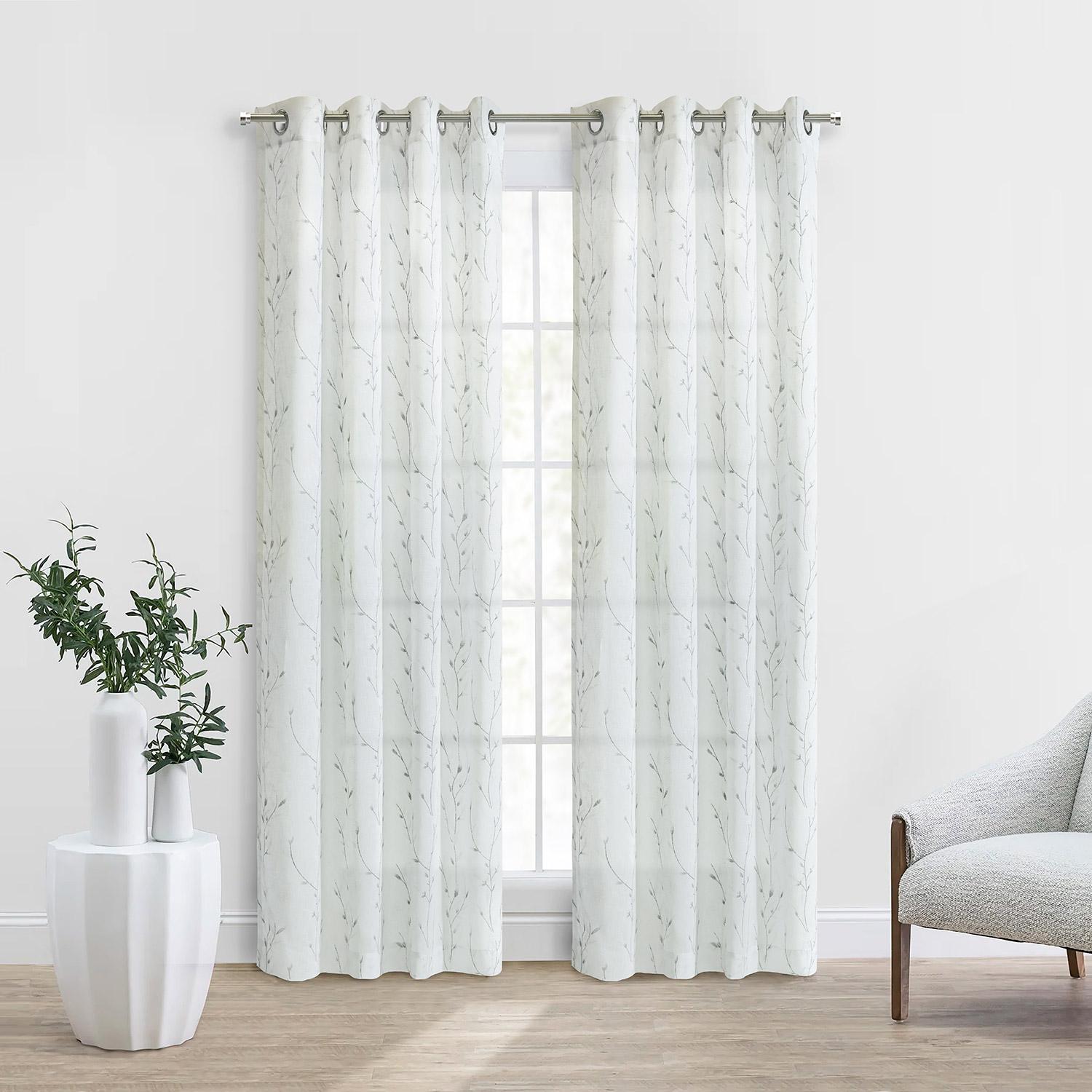 Panneau Œillets Ivy 52x84 Blanc