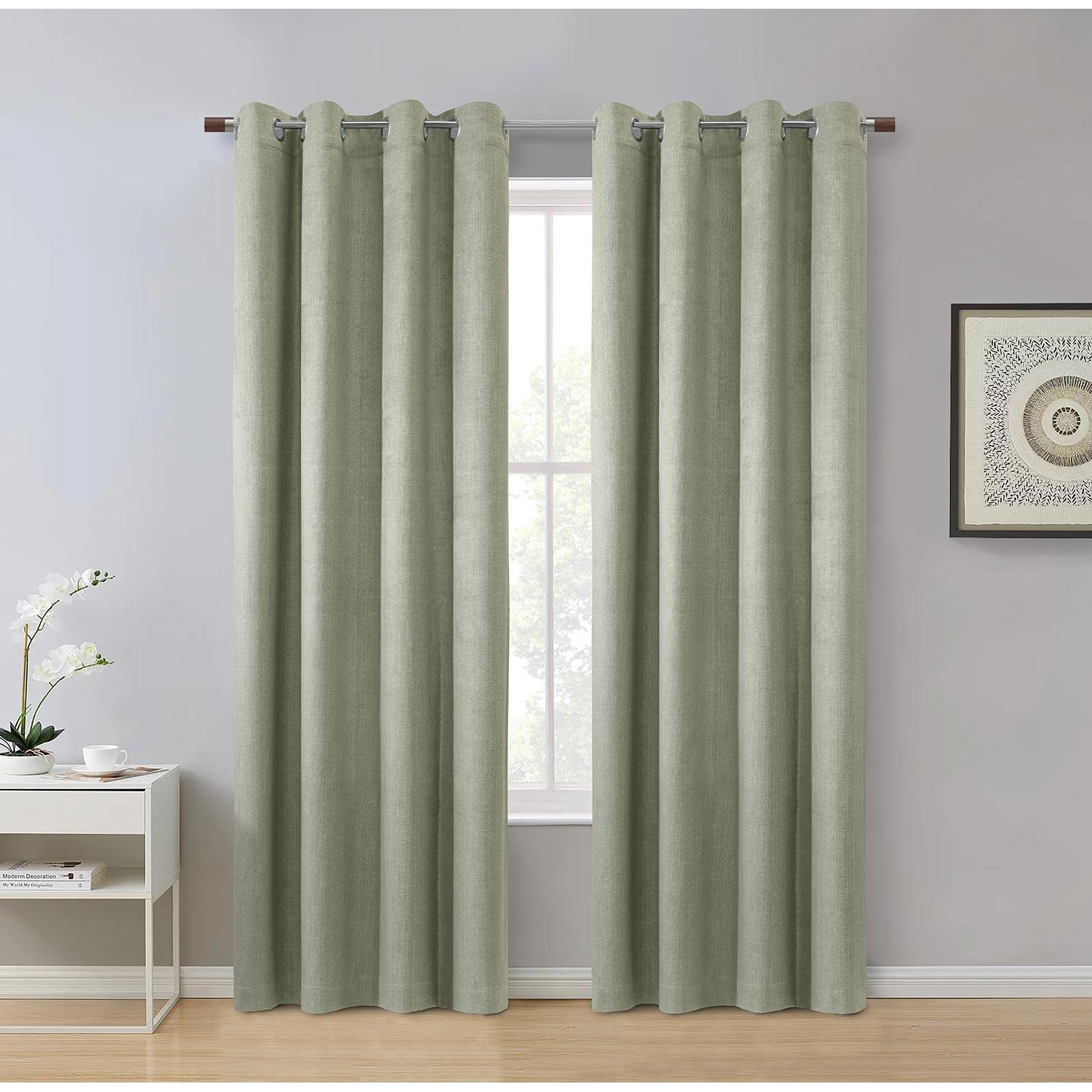 Panneau occultant Paris velours français TPU 52x84 taupe